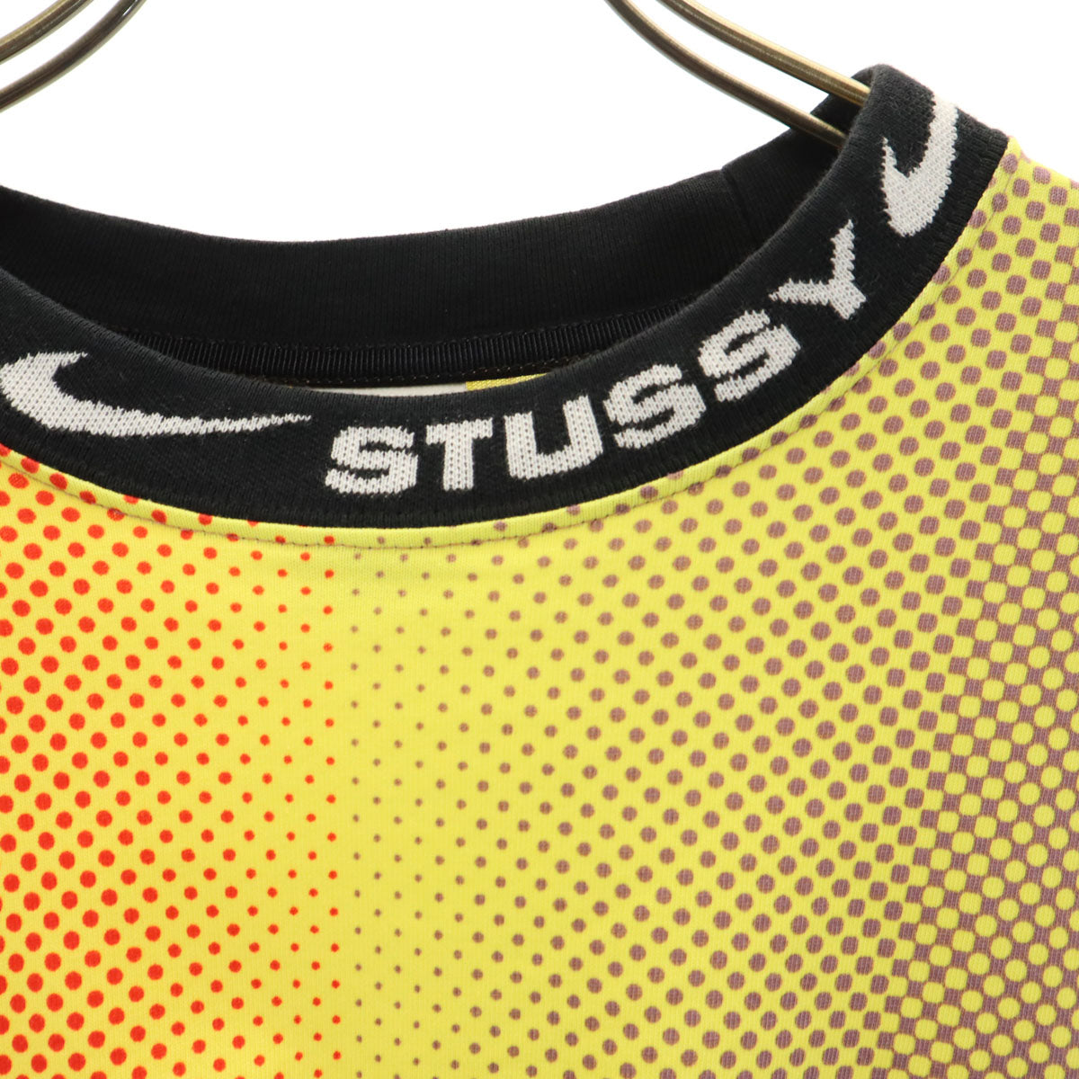 NIKE ナイキ STUSSY ステューシー コラボ グラデーション 長袖 Tシャツ S イエロー ロンT メンズ