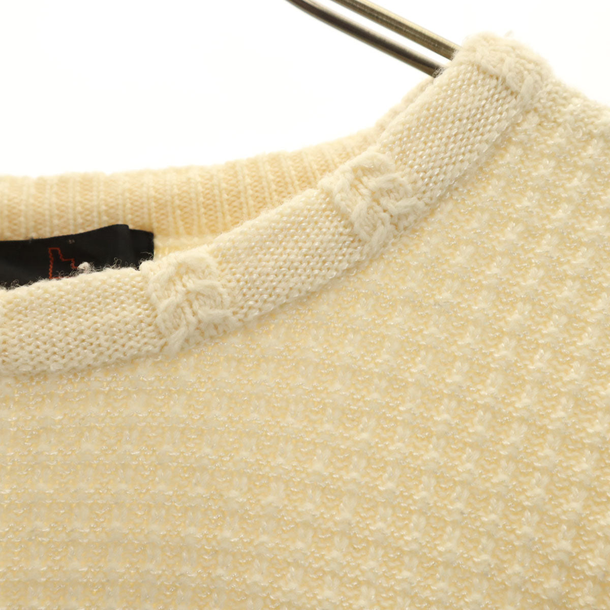 santa fe サンタフェ 90s 日本製 ウールブレンド オールド 長袖 セーター 3 アイボリー ニット メンズ