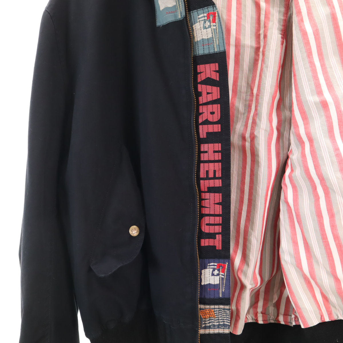 Karl Helmut カールヘルム コットンジャケット ブラック系 メンズ