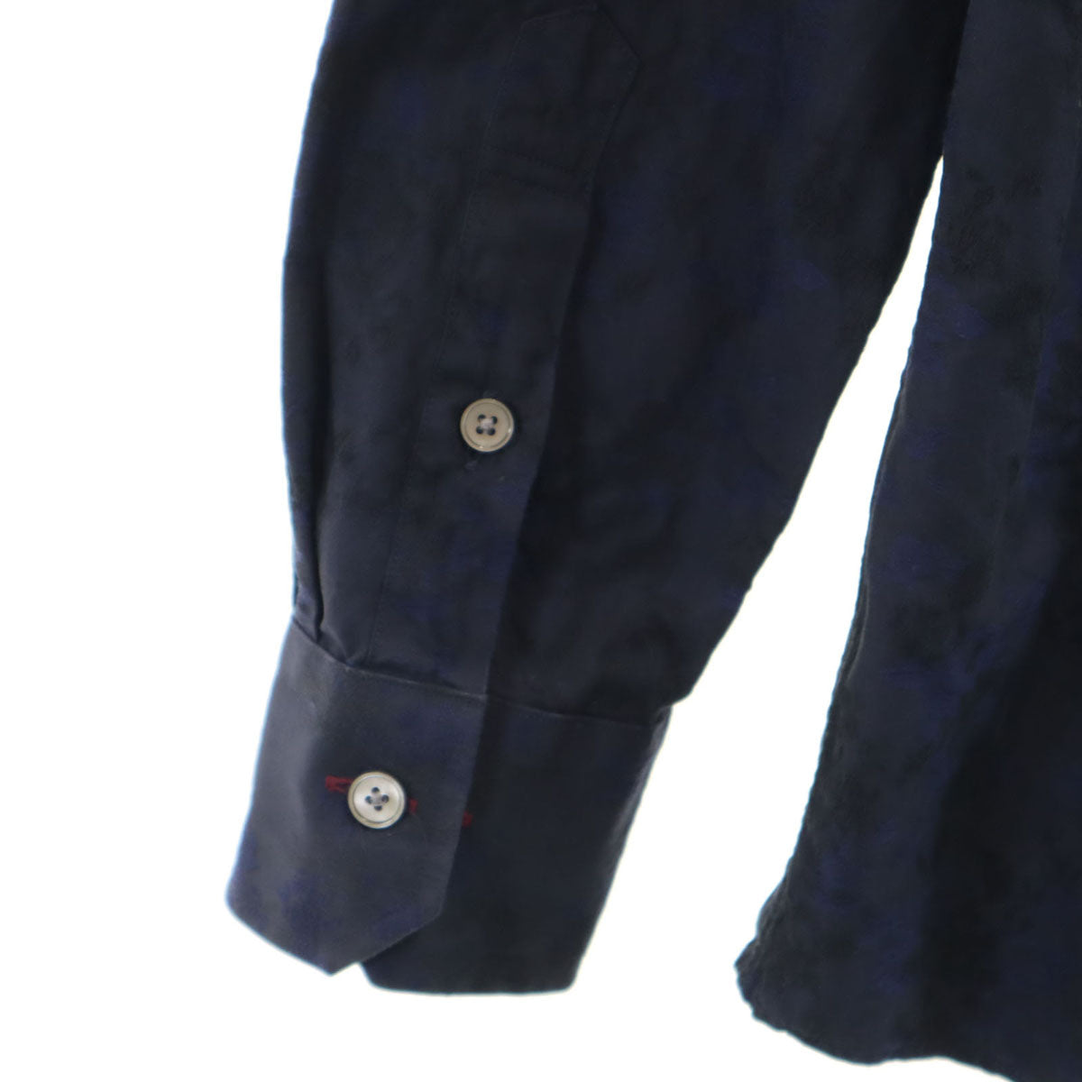 Paul Smith ポールスミス 長袖 シャツ M ネイビー メンズ