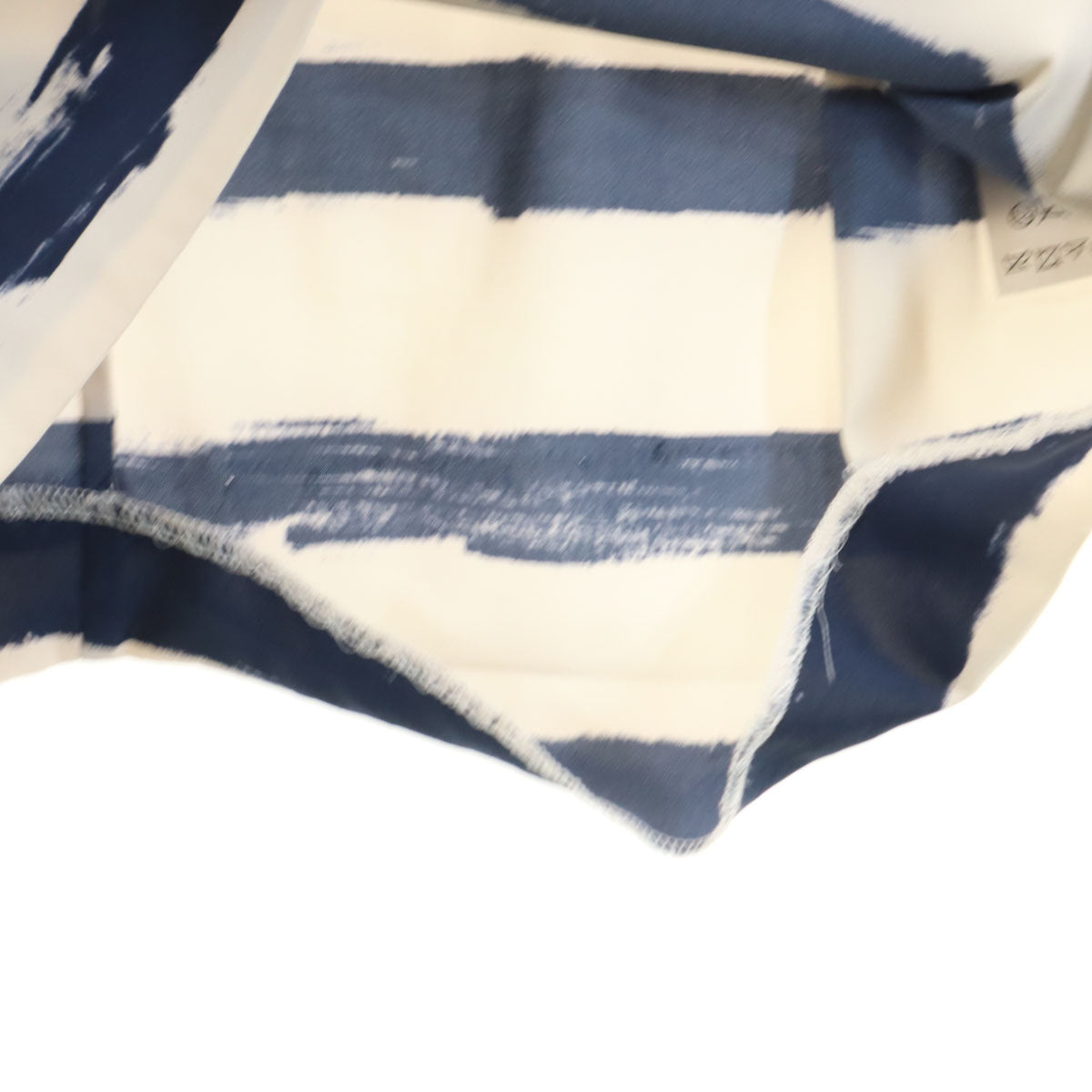 ARMANI EXCHANGE アルマーニエクスチェンジ ボーダー柄 長袖 ミニワンピース PO ネイビー レディース