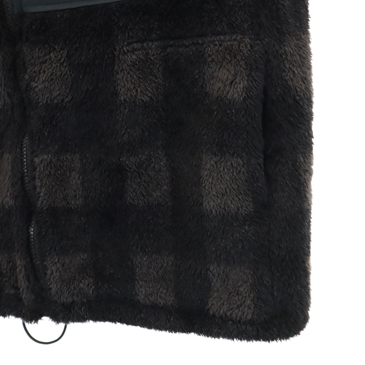 未使用 a part of me. アパートオブミー MOOMIN ムーミン コラボ 日本製 チェック柄 リトルミイ ボアジャケット ブラック Y’s for living ヨウジヤマモト レディース