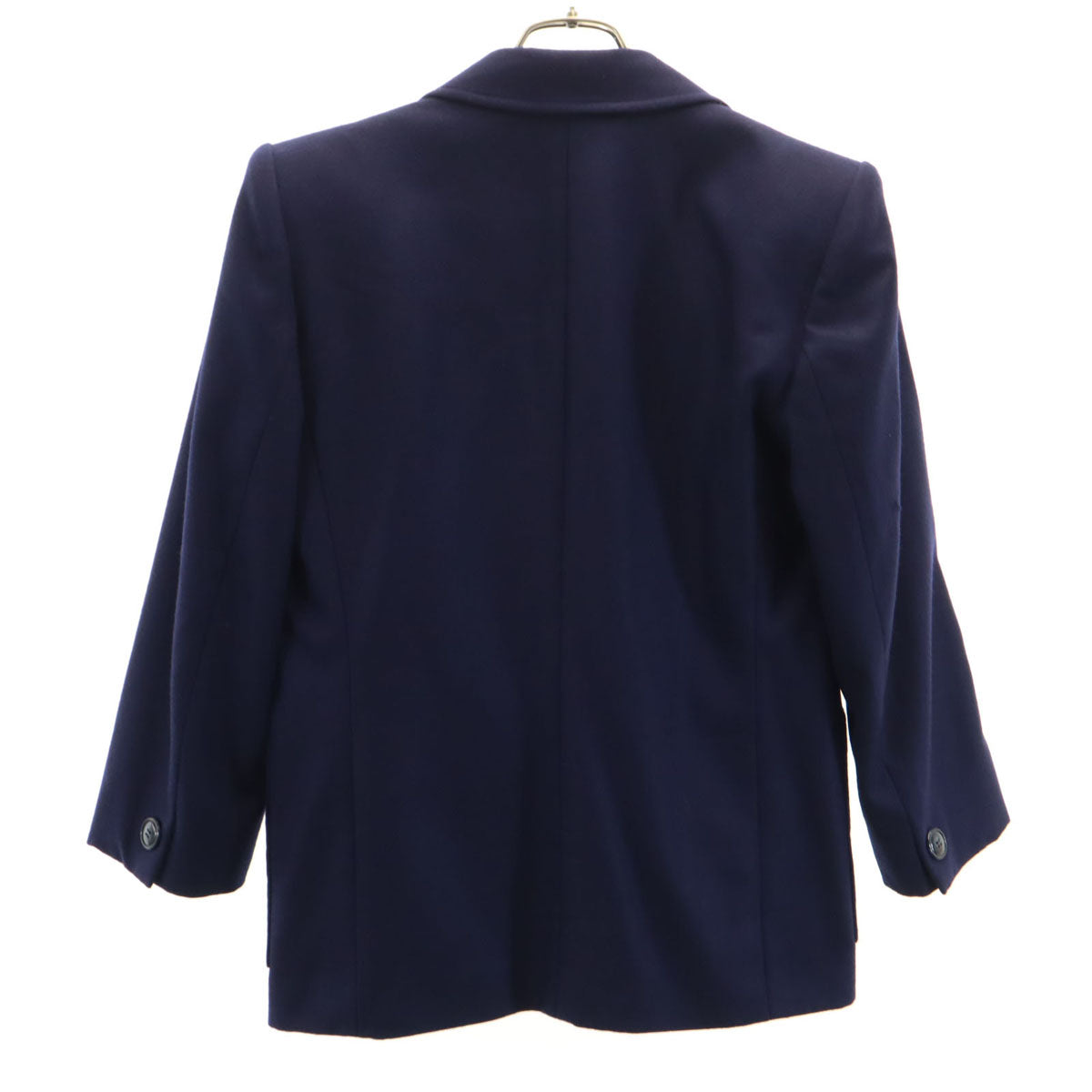 YVES SAINT LAURENT イヴサンローラン 90s オールド ダブル テーラードジャケット M ネイビー レディース