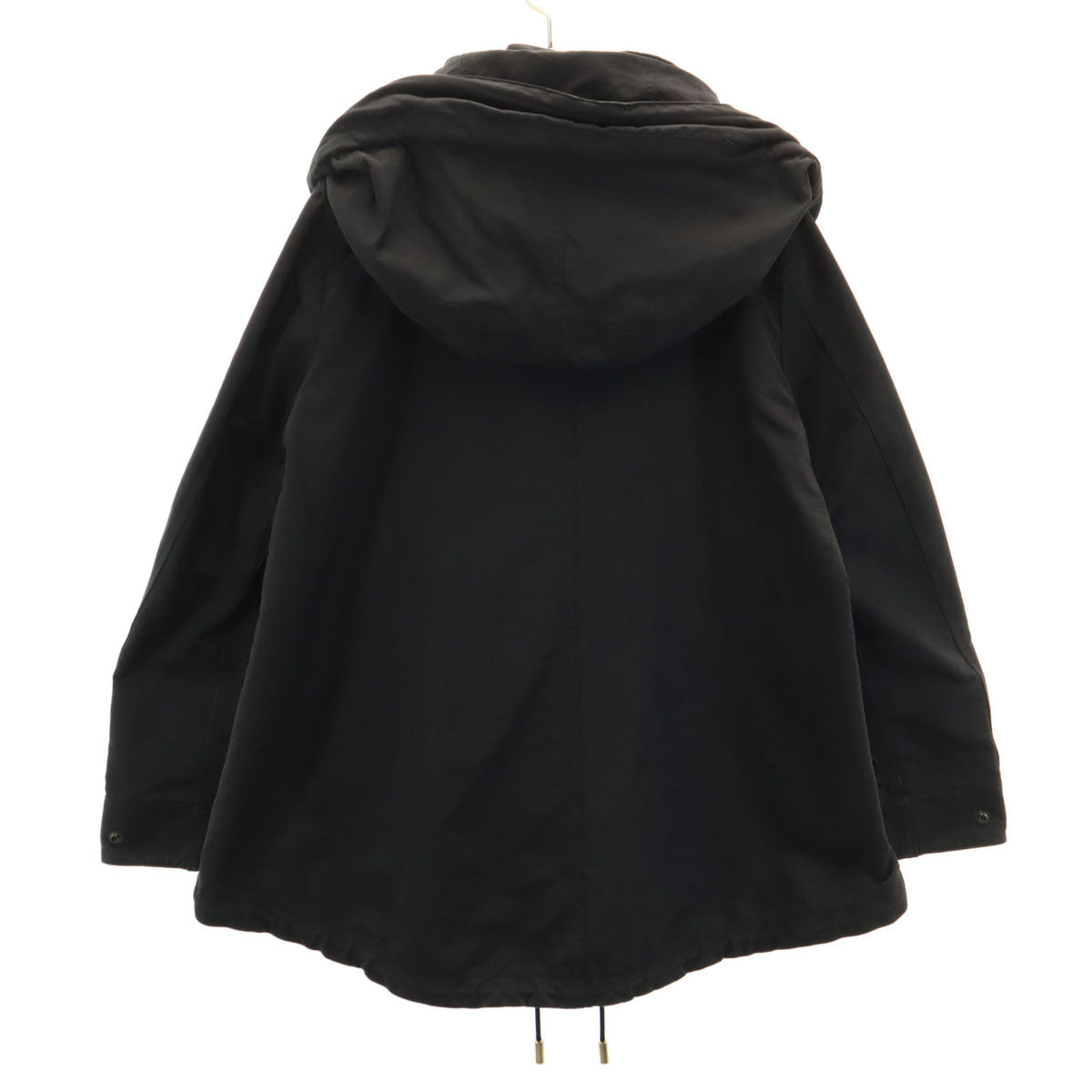 THE RERACS ザリラクス 日本製 フーデッド ジャケット 38 ブラック レディース