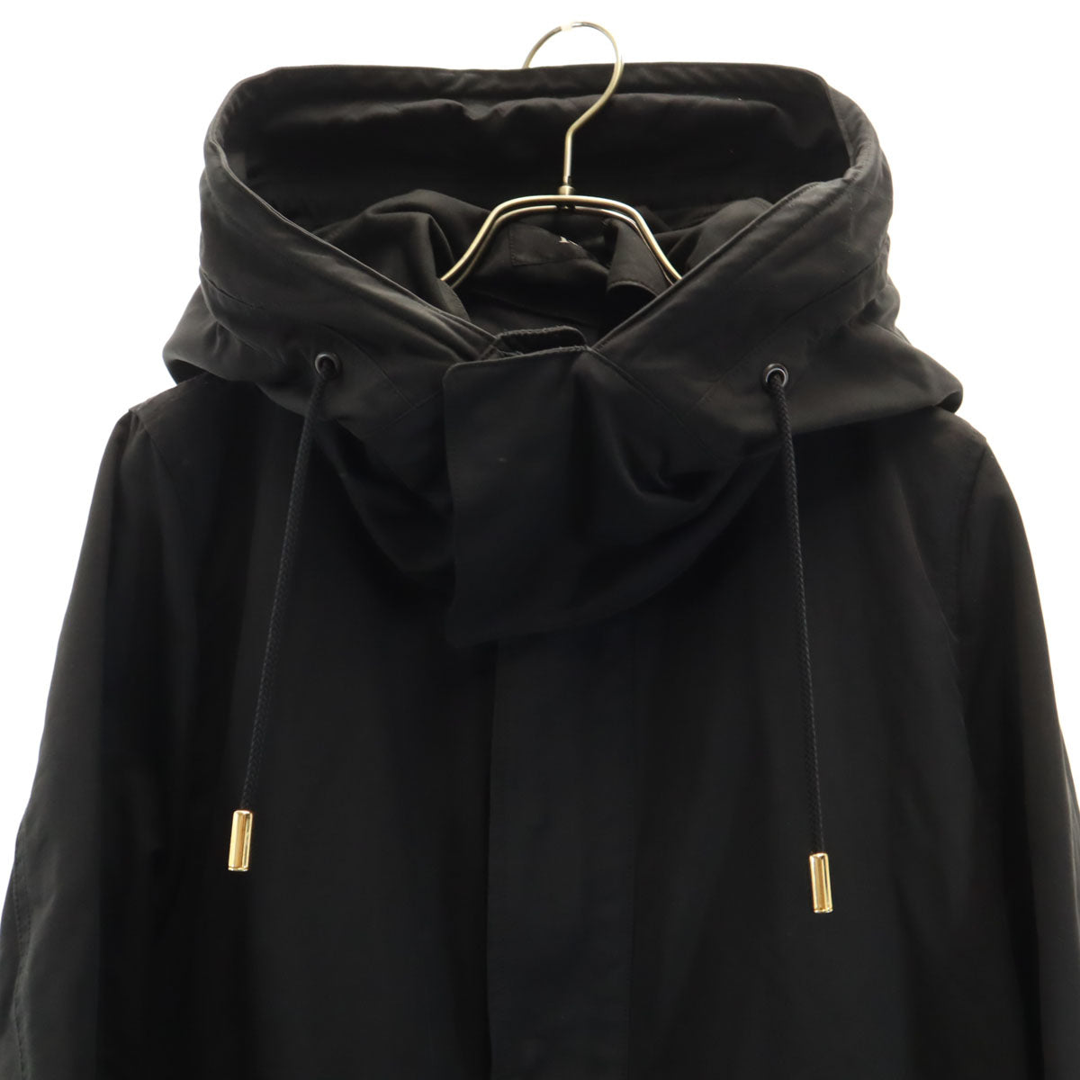 THE RERACS ザリラクス 日本製 フーデッド ジャケット 38 ブラック レディース