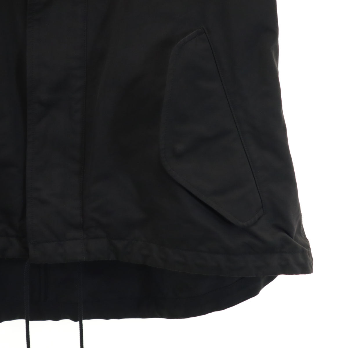 THE RERACS ザリラクス 日本製 フーデッド ジャケット 38 ブラック レディース