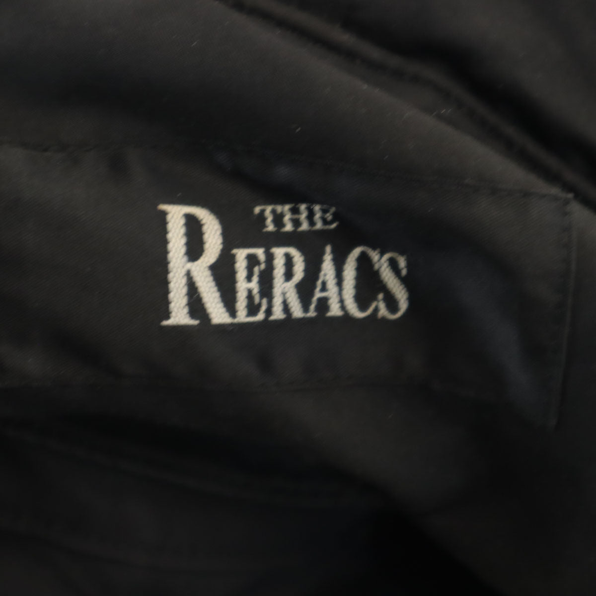 THE RERACS ザリラクス 日本製 フーデッド ジャケット 38 ブラック レディース