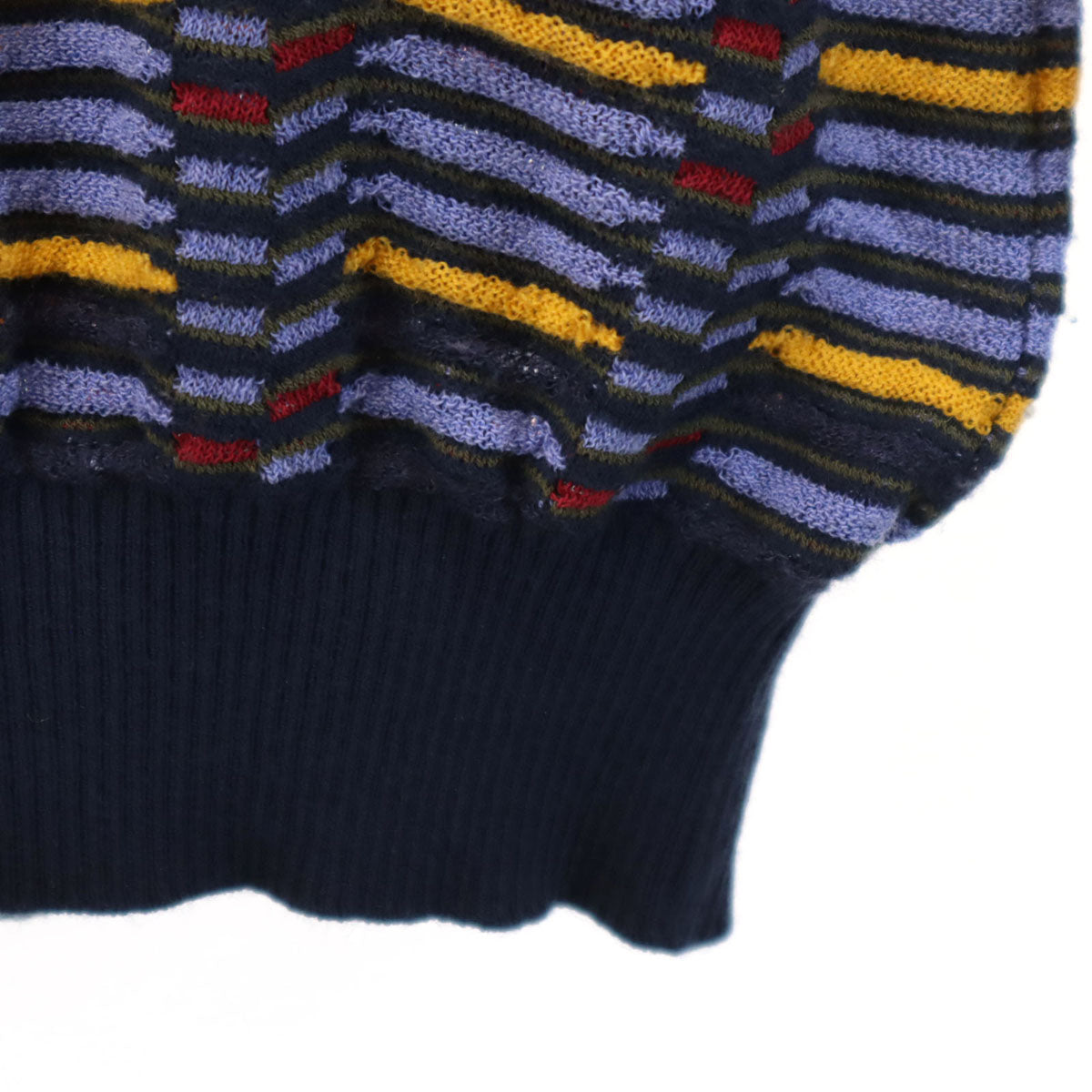 Missoni ミッソーニ 総柄 長袖 ニット 40 パープル セーター レディース