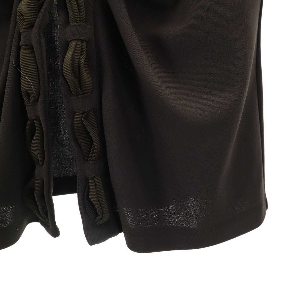 FOXEY NEW YORK フォクシーニューヨーク 日本製 長袖 Vネック カーディガン 40 ブラウン レディース