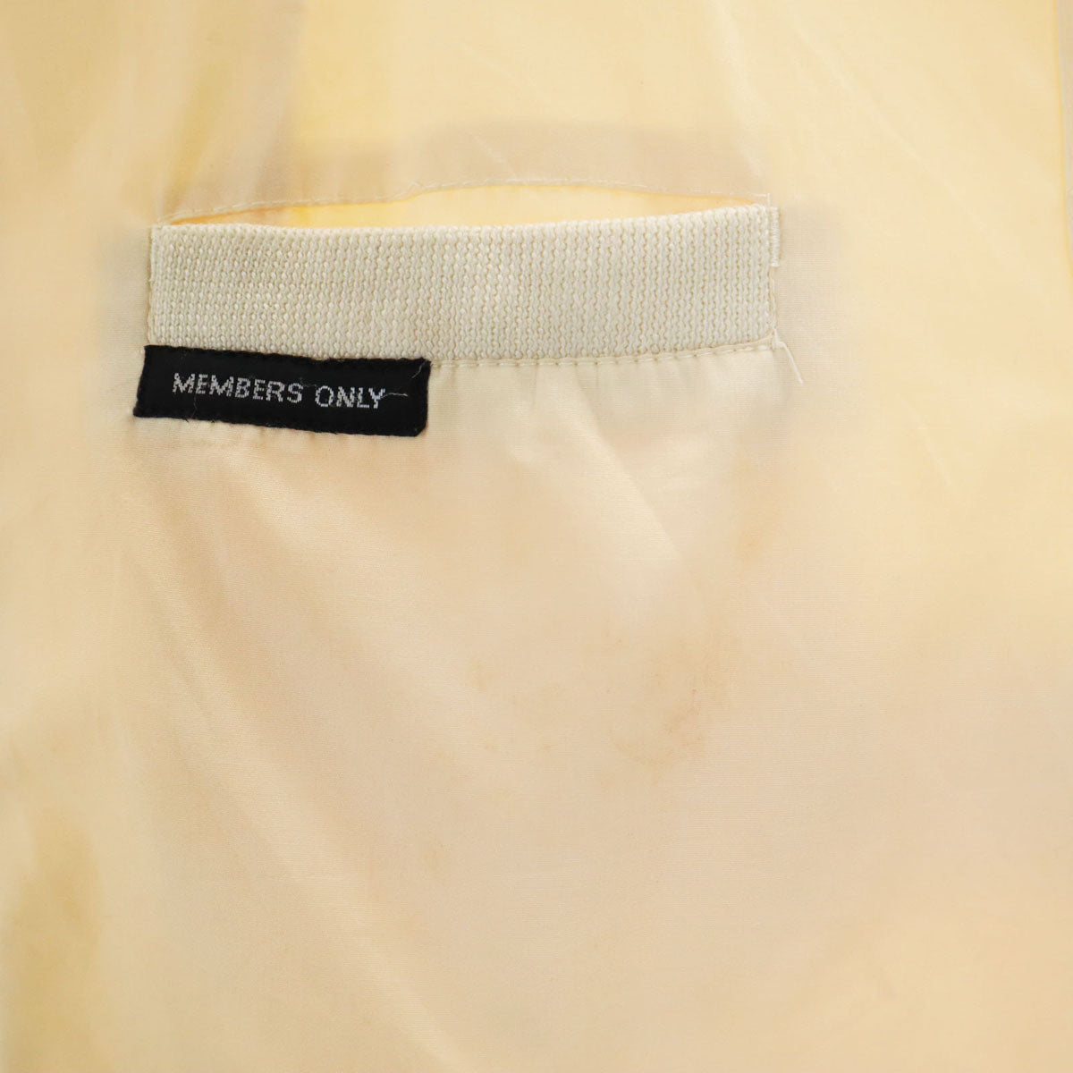 MEMBERS ONLY メンバーズオンリー 90s オールド アイコニック レーサー ジャケット 42 クリーム メンズ