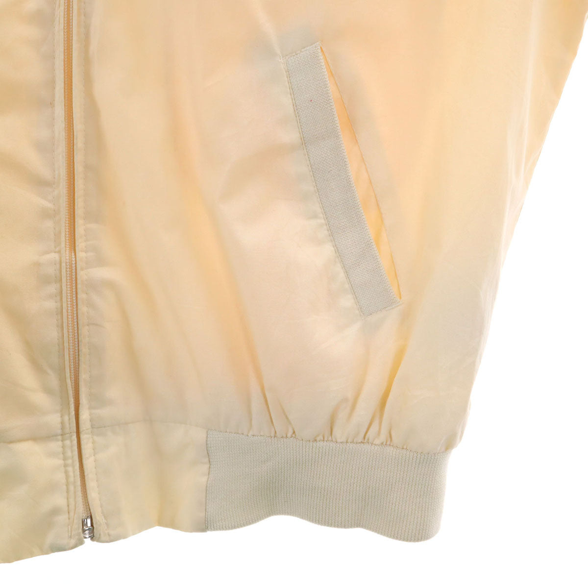 MEMBERS ONLY メンバーズオンリー 90s オールド アイコニック レーサー ジャケット 42 クリーム メンズ