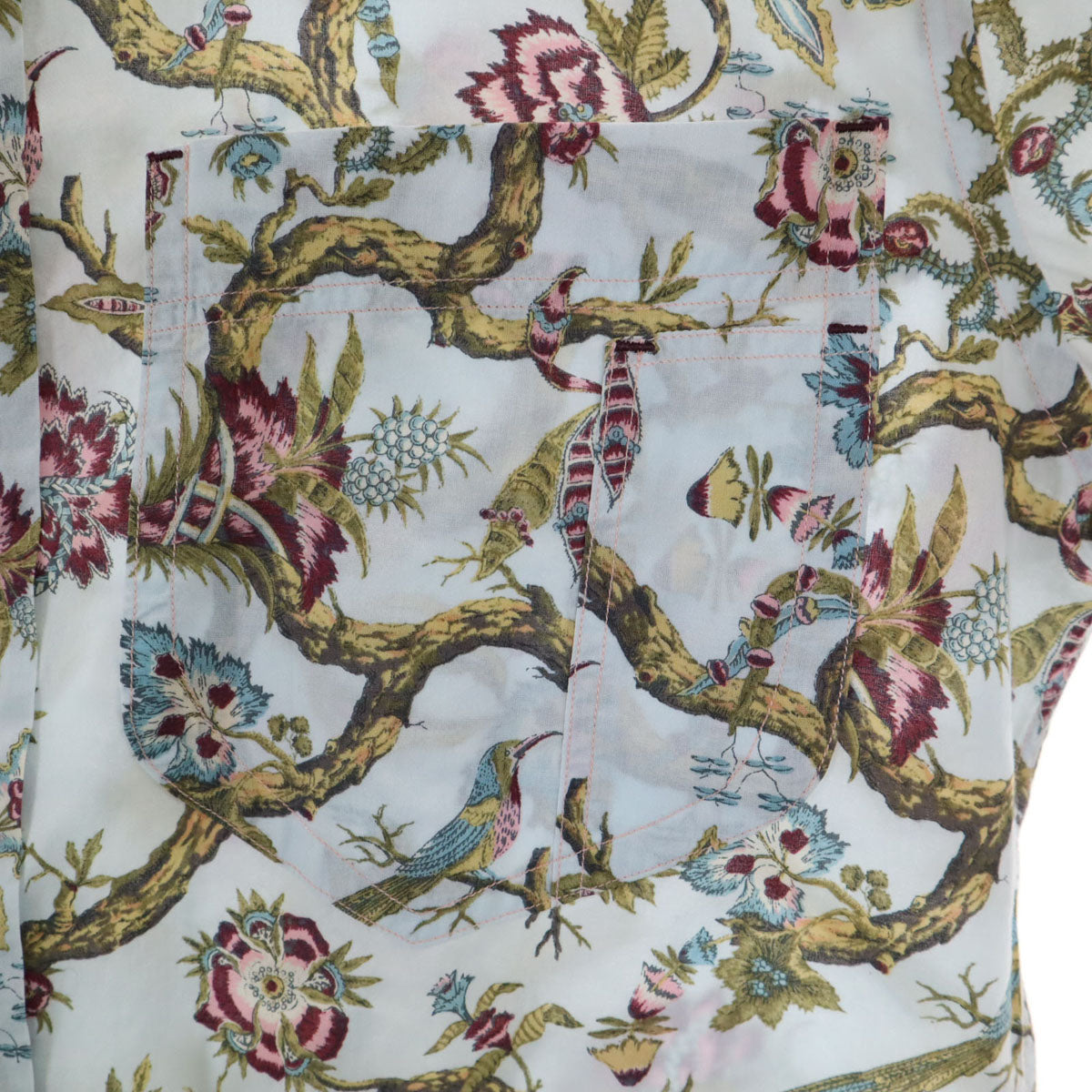 Paul Smith ポールスミス 日本製 花柄 長袖 コットンシャツ M