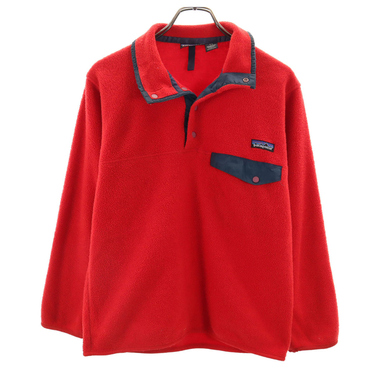 patagonia パタゴニア 00s 25450 オールド シンチラ ハーフボタン ボア フリースジャケット XS レッド プルオーバー アウトドア メンズ