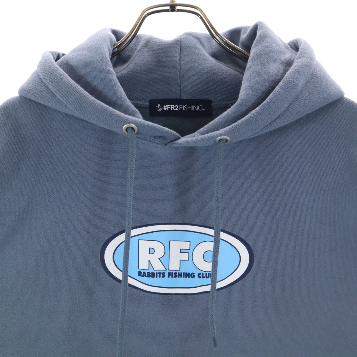 FR2 エフアールツー 長袖 パーカー XL ブルー系 裏起毛 メンズ