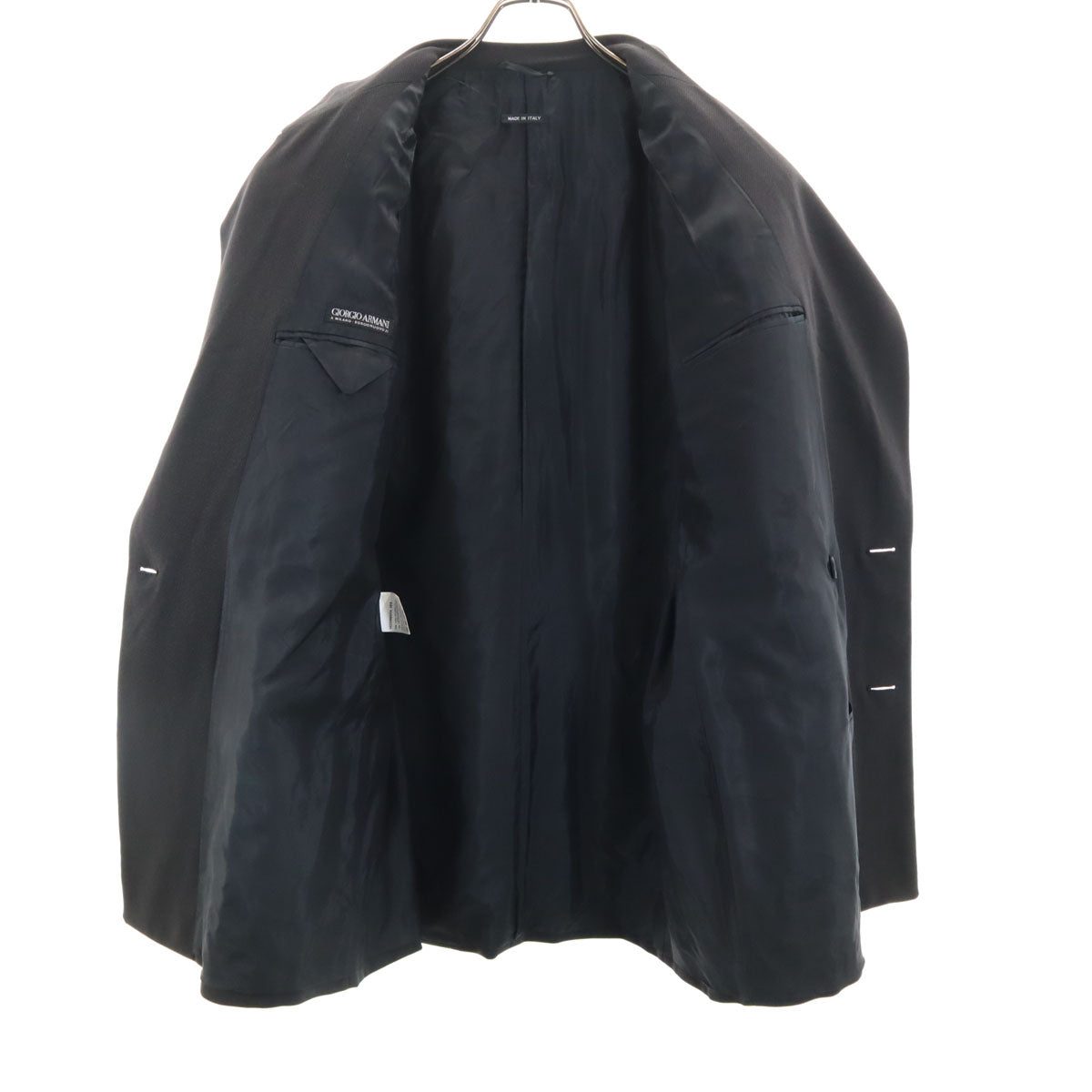 GIORGIO ARMANI ジョルジオアルマーニ 90s イタリア製 オールド スーツ 上下 セットアップ 50 チャコール系 メンズ