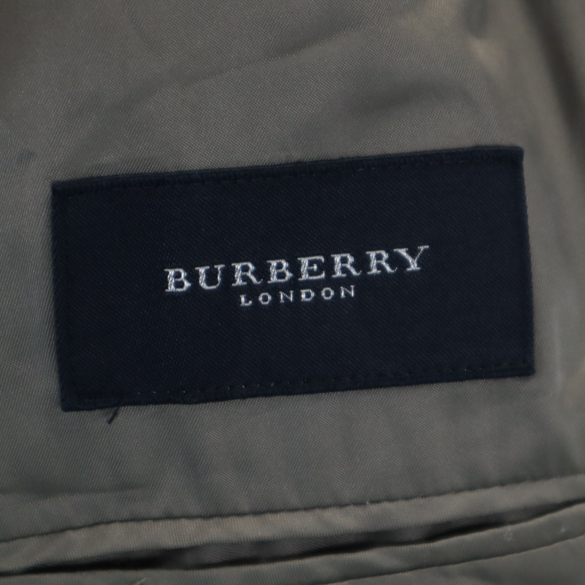 BURBERRY LONDON バーバリーロンドン 日本製 スーツ 上下 セットアップ AB6 グレー系 三陽商会 メンズ