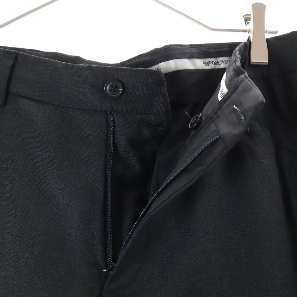 GIORGIO ARMANI ジョルジオアルマーニ イタリア製 スーツ 上下 セットアップ 36/46 グレー メンズ