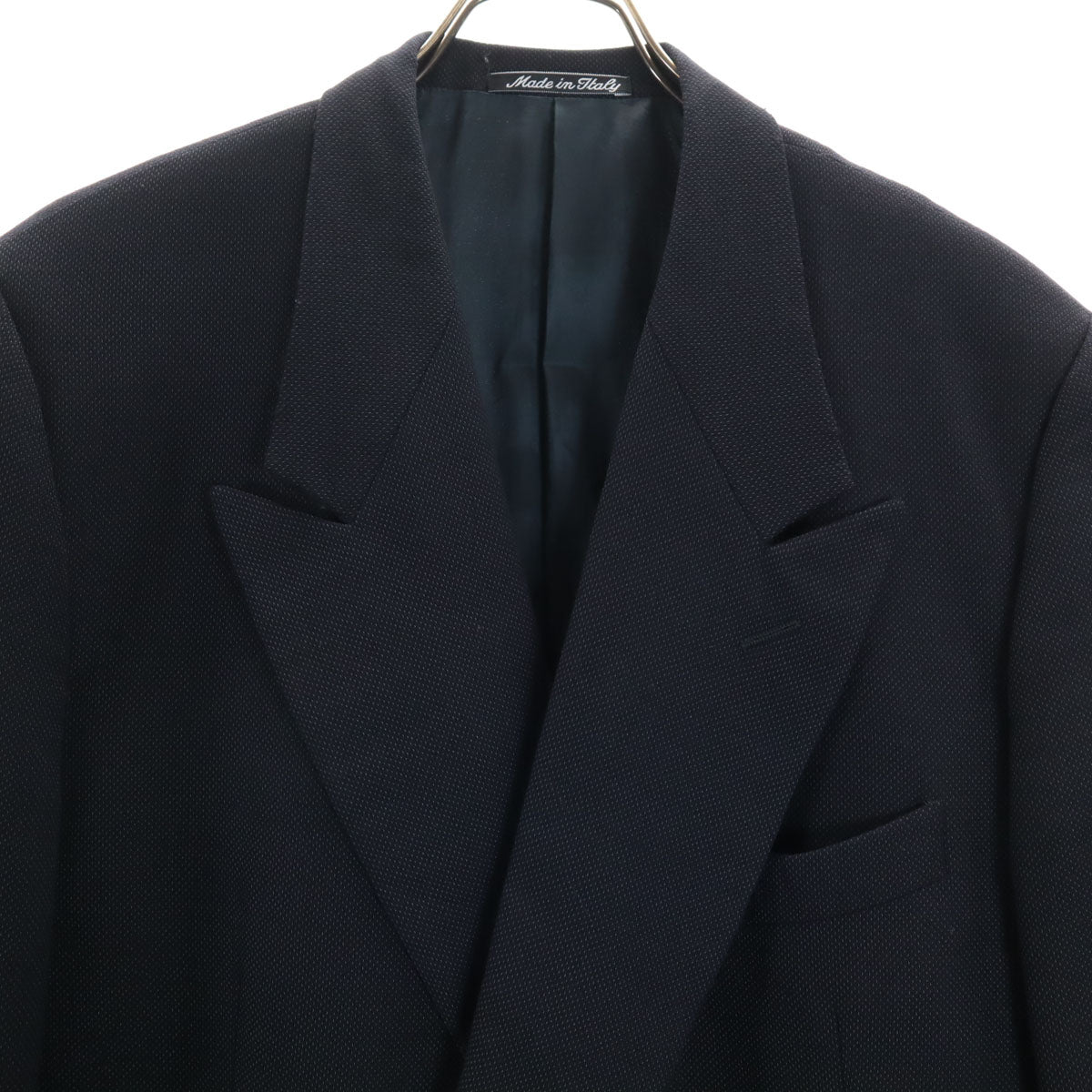 GIORGIO ARMANI LE COLLEZIONI ジョルジオアルマーニ コレツィオーニ 90s イタリア製 オールド スーツ 上下 セットアップ 41 ネイビー メンズ