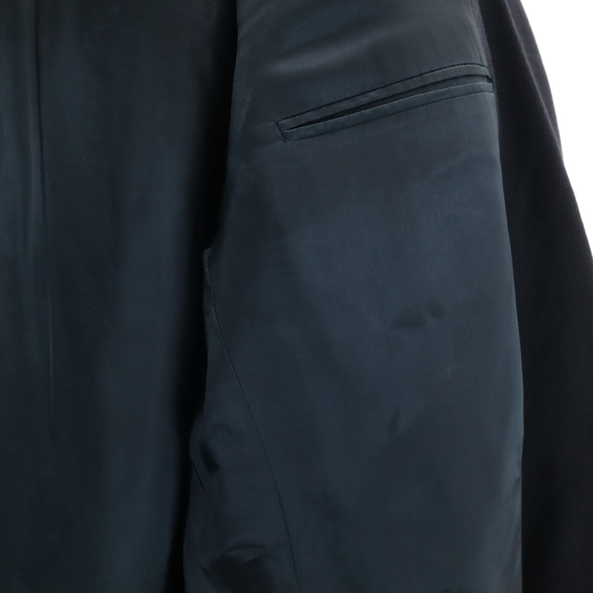 GIORGIO ARMANI LE COLLEZIONI ジョルジオアルマーニ コレツィオーニ 90s イタリア製 オールド スーツ 上下 セットアップ 41 ネイビー メンズ