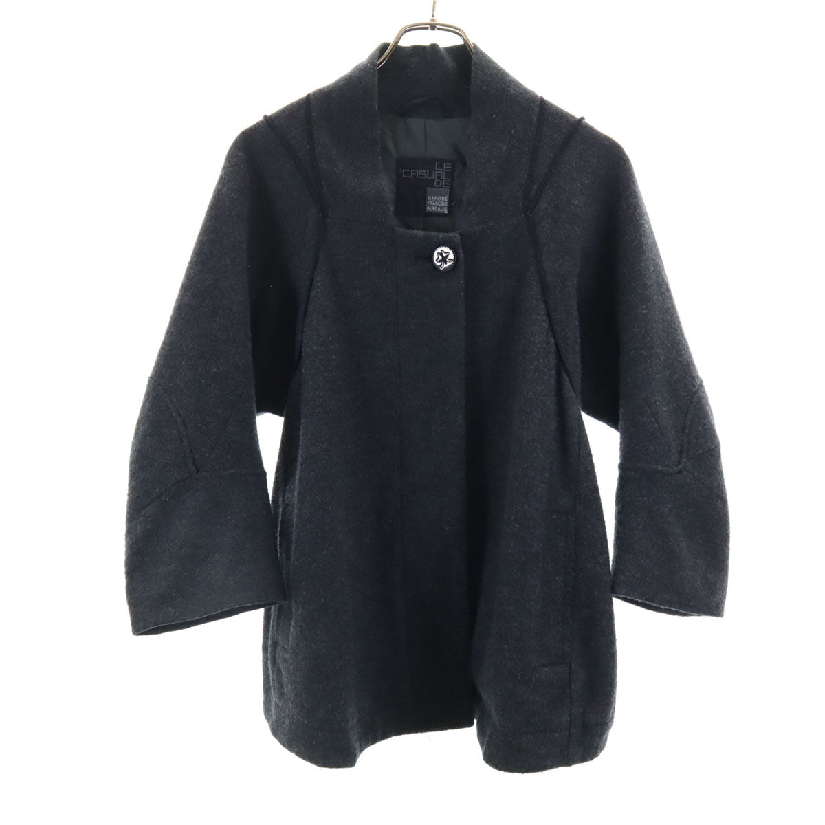 MARITHE + FRANCOIS GIRBAUD マリテフランソワジルボー ウールジャケット S グレー レディース