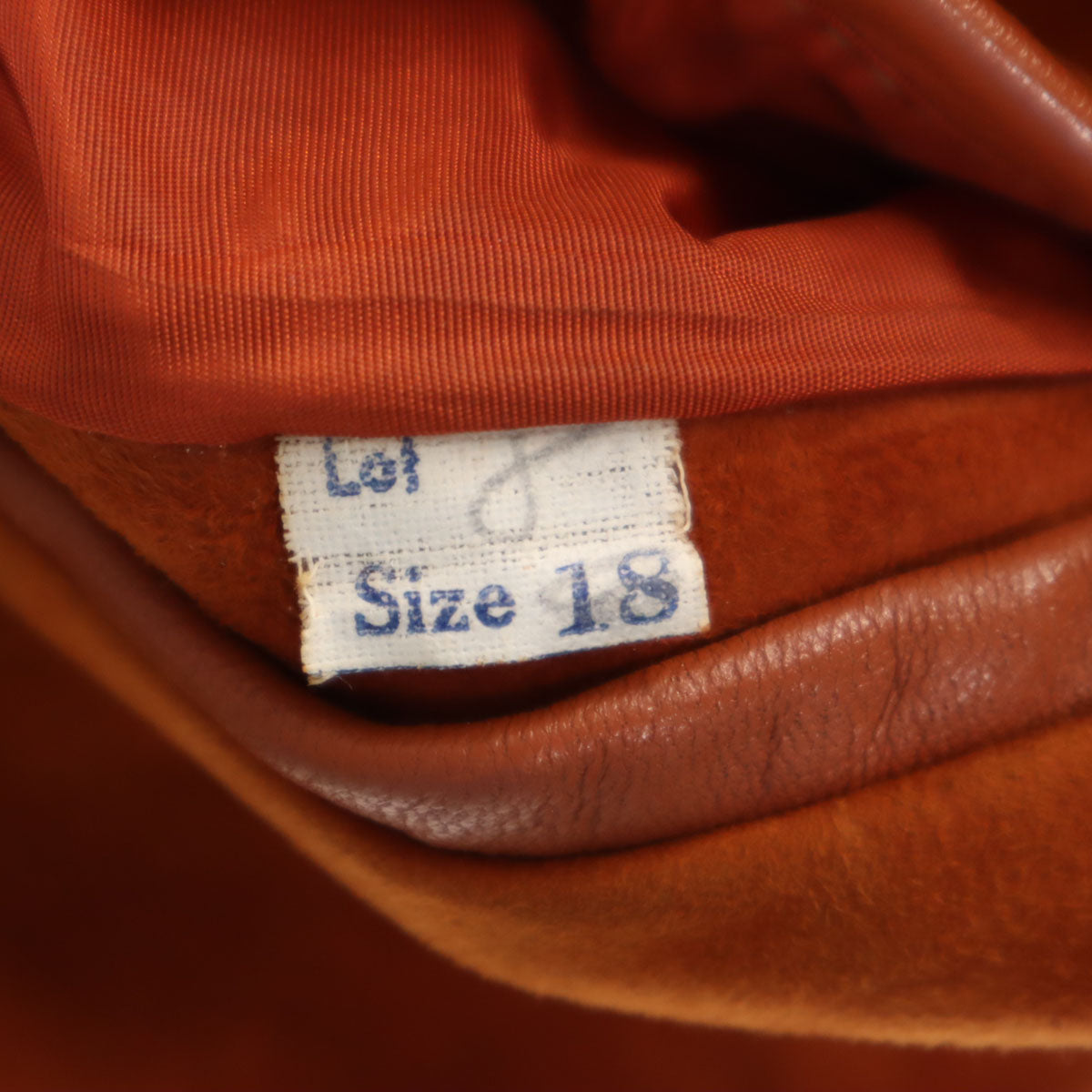 60s 70s ヴィンテージ TALONジップ スエードレザージャケット 18 オレンジ系 レディース