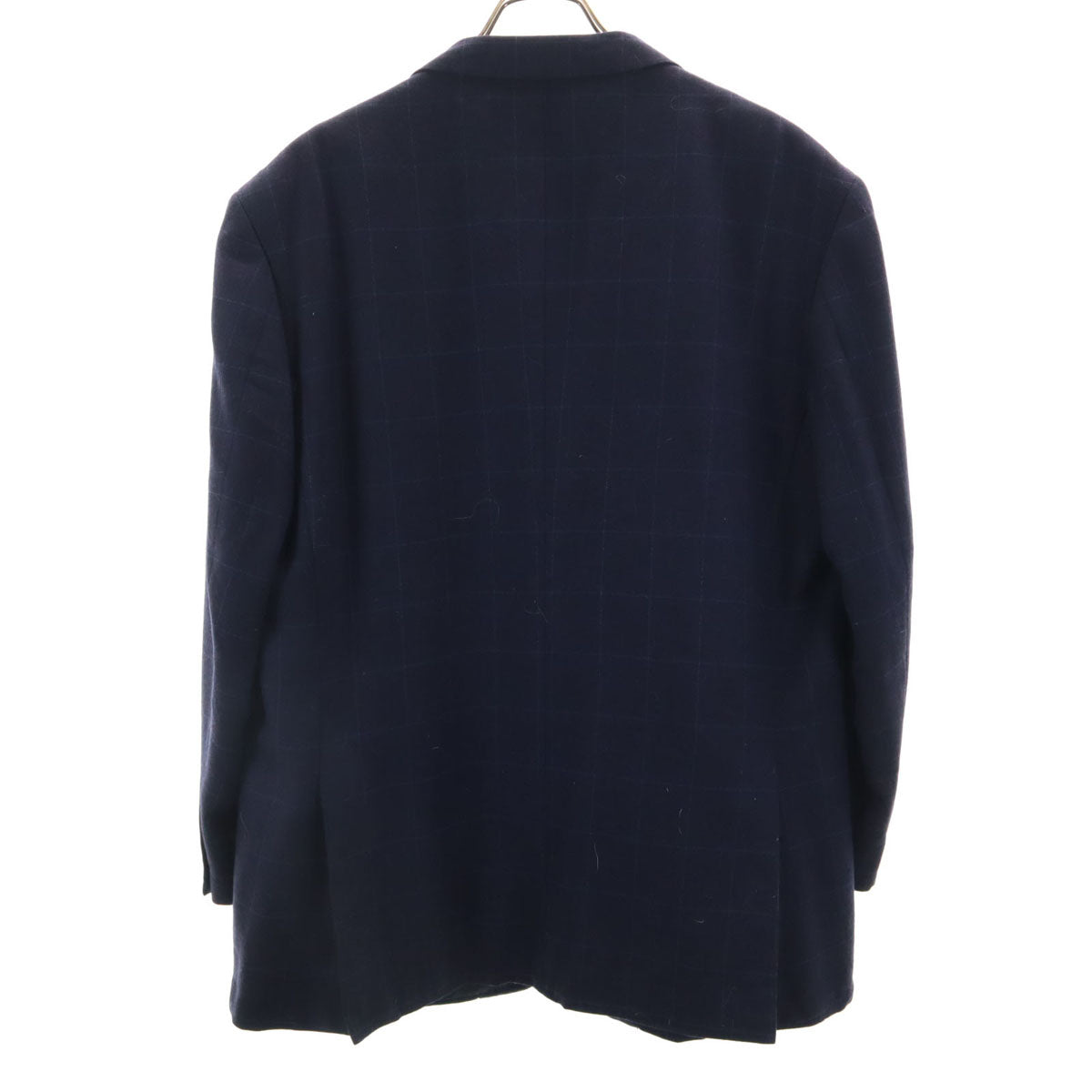 LANVIN CLASSIQUE ランバン クラシック 90s シルクブレンド カシミヤブレンド オールド テーラードジャケット ST50-56 ネイビー メンズ