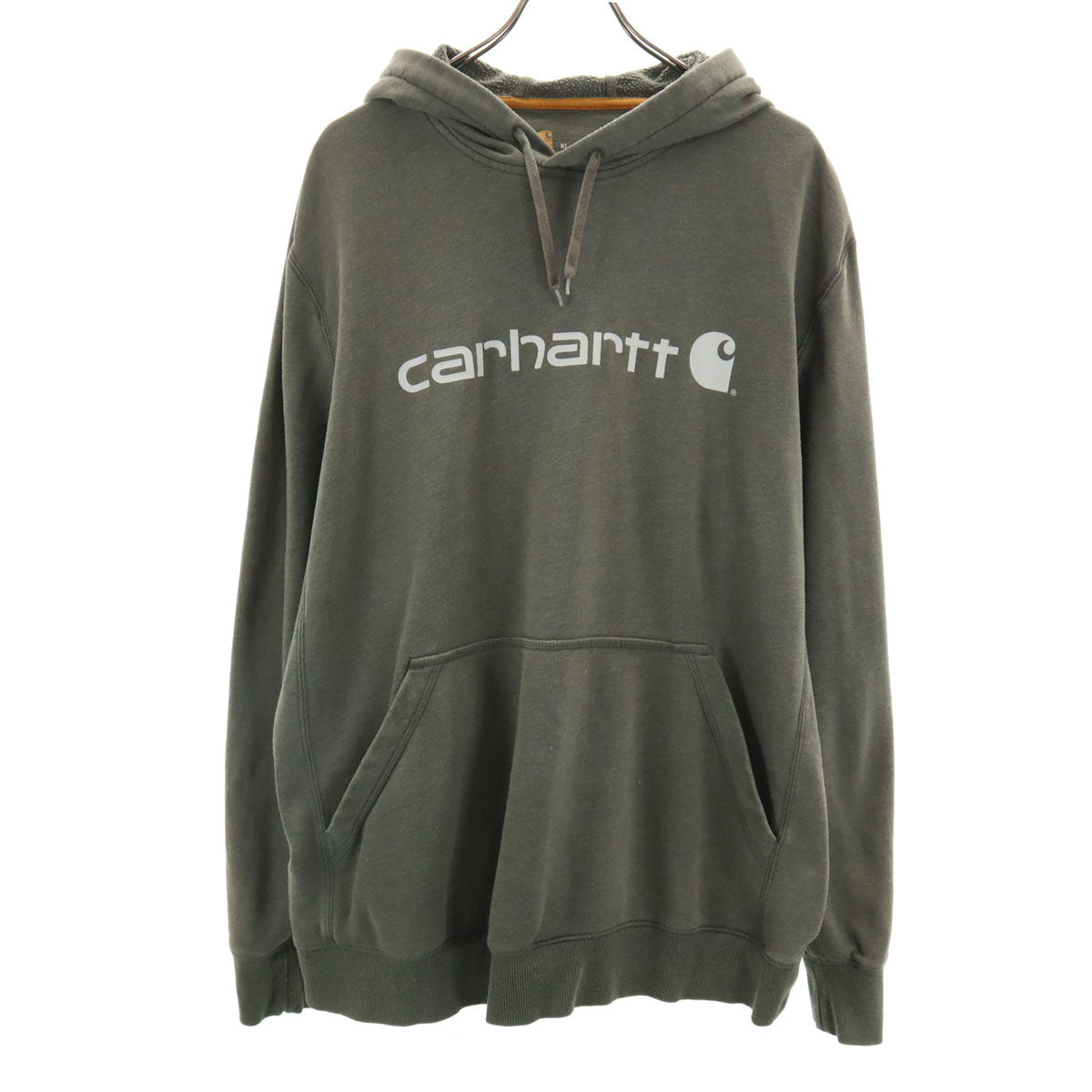 Carhartt カーハート 103873 長袖 スウェットパーカー XL カーキ メンズ