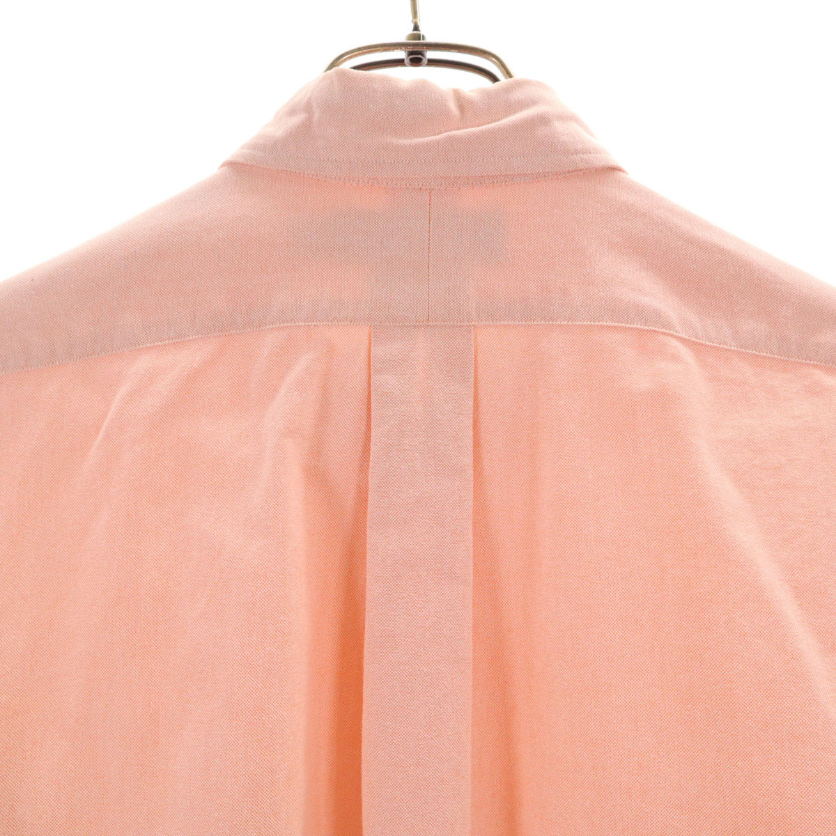 RALPH LAUREN ラルフローレン BIG SHIRT ビッグシャツ 長袖 オックスフォード ボタンダウンシャツ M サーモンピンク メンズ