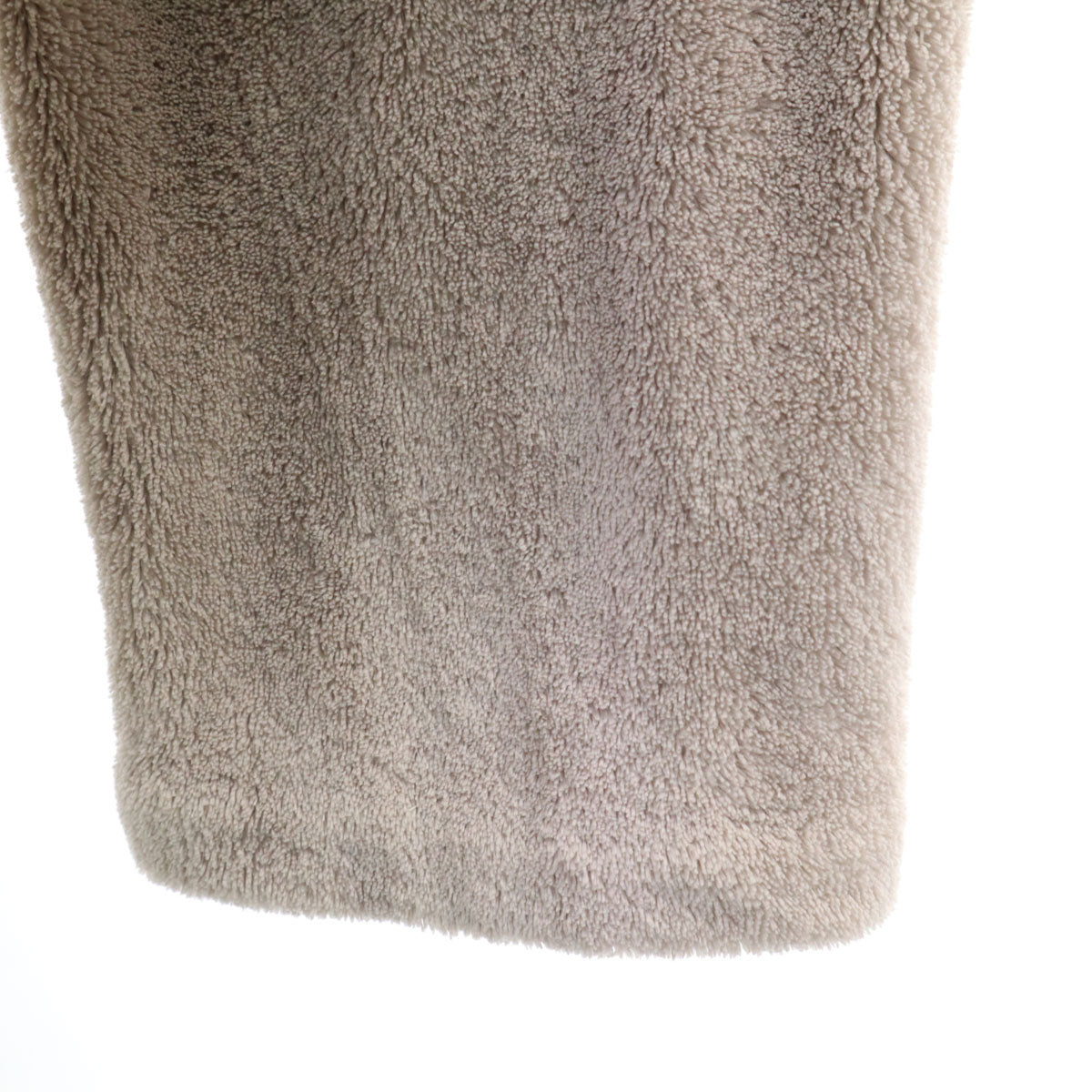 Y's for living ワイズフォーリビング 長袖 ショールカラー フェイクファー カーディガン ベージュ ヨウジヤマモト レディース