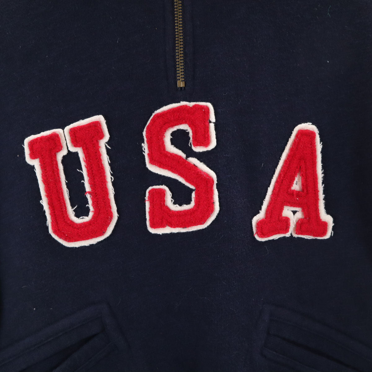 RALPH LAUREN ラルフローレン 長袖 ハーフジップ スウェット M