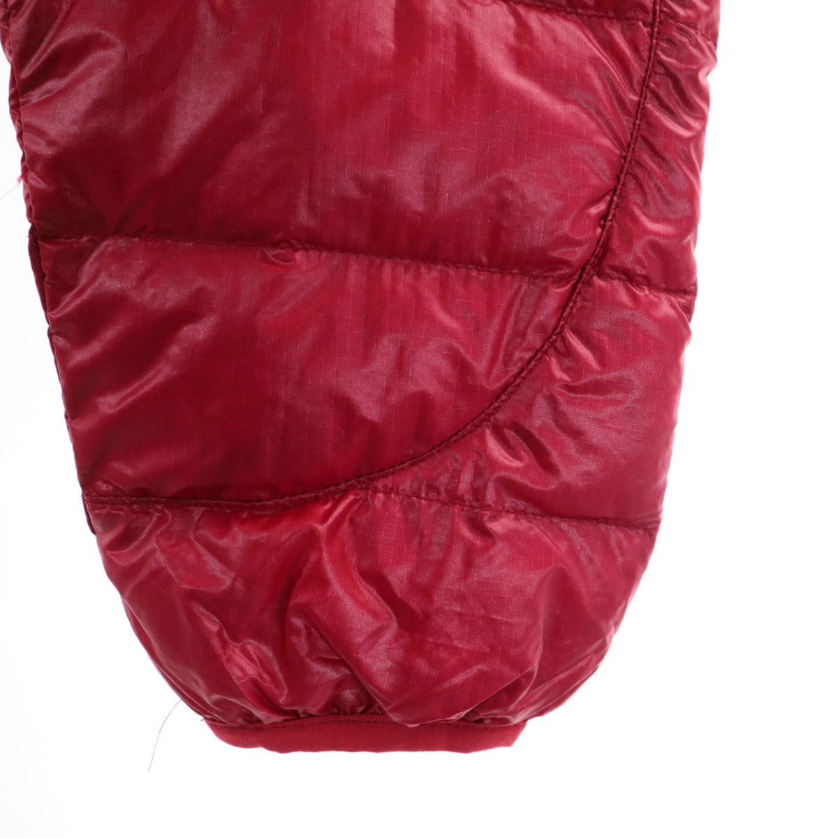 mont-bell モンベル UL ダウンジャケット M レッド 収納袋付き レディース