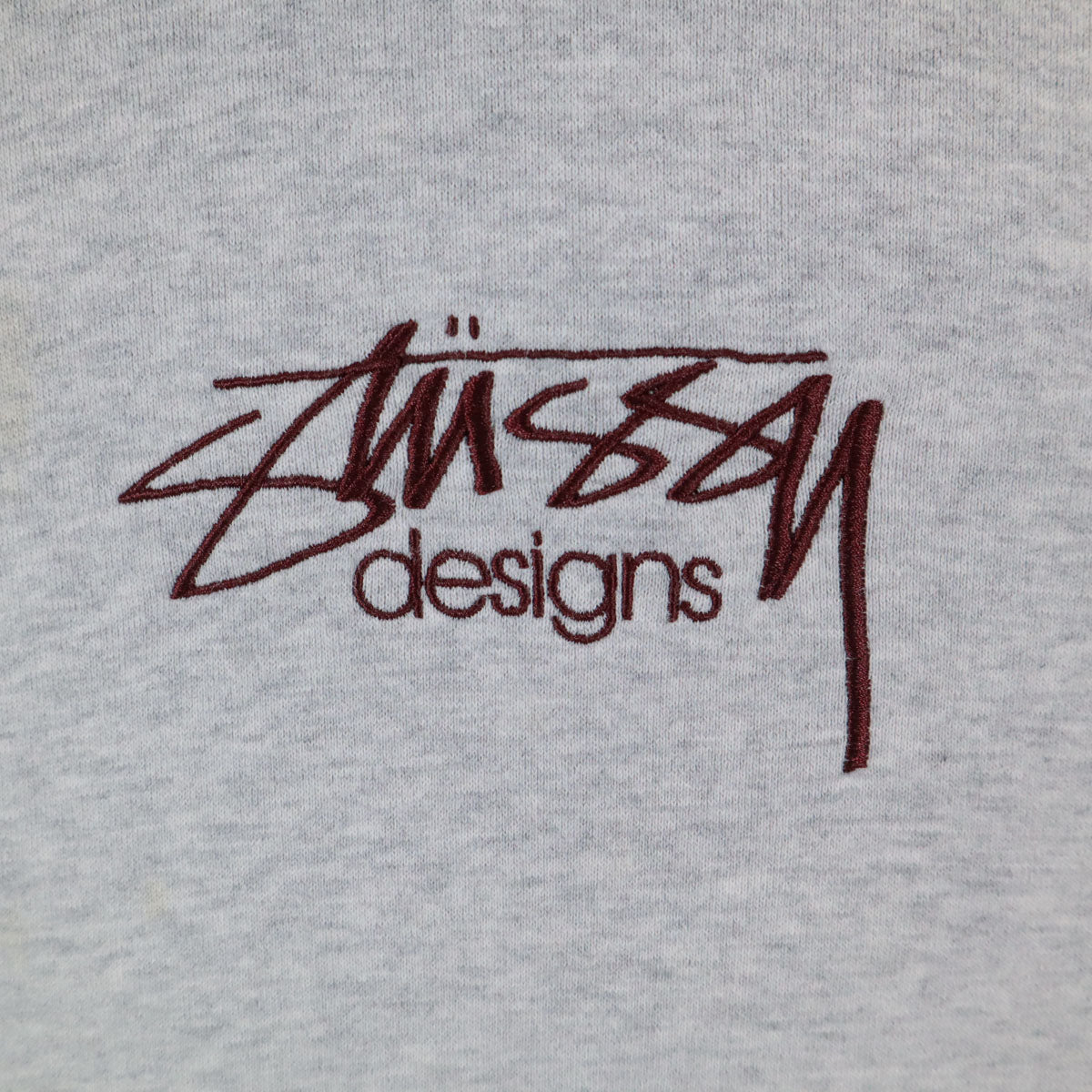STUSSY ステューシー 長袖 スウェットパーカー M グレー 裏起毛 メンズ