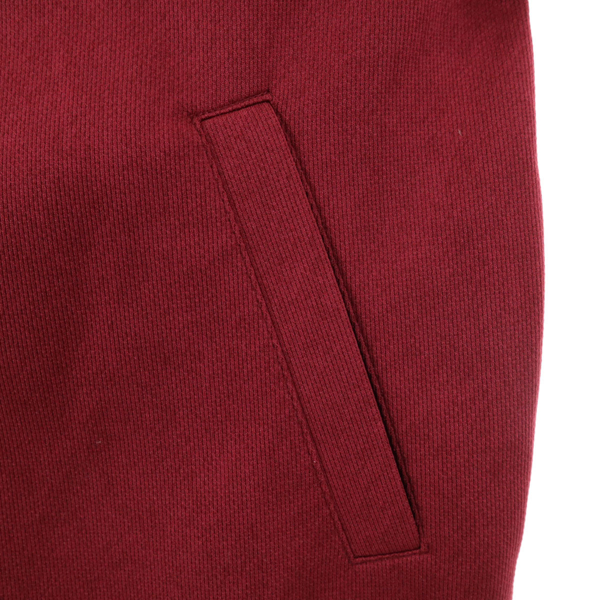 adidas アディダス 90s 日本製 オールド 長袖 ジップパーカー S-M ボルドー デサント メンズ