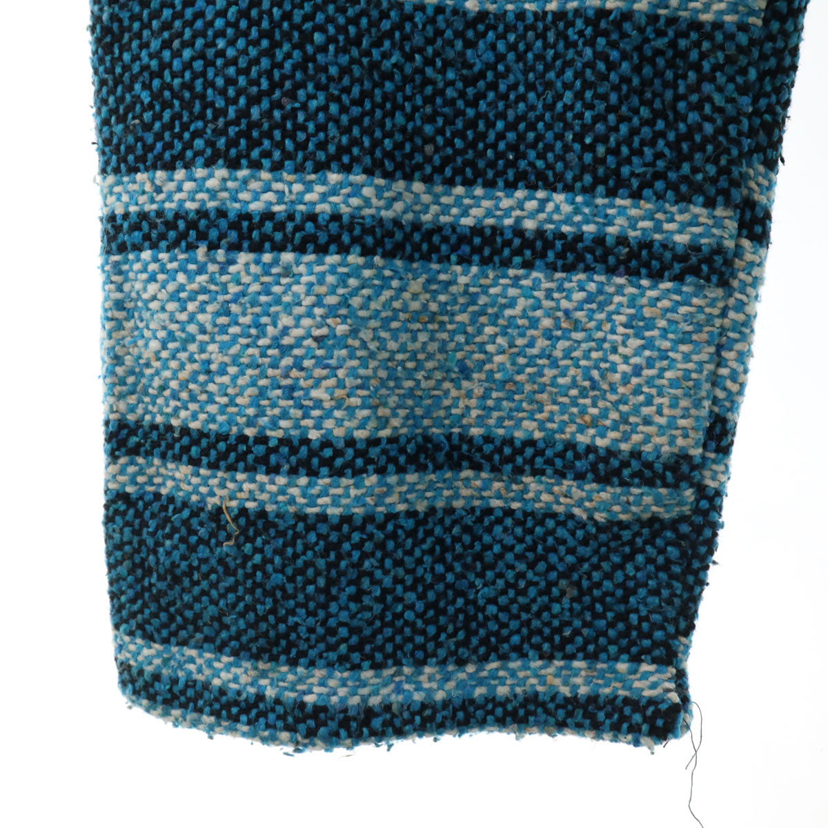 ARTESANIAS MICKEY 80s 90s オールド ストライプ柄 長袖 メキシカン パーカー XXL 水色 プルオーバー ビッグサイズ メンズ