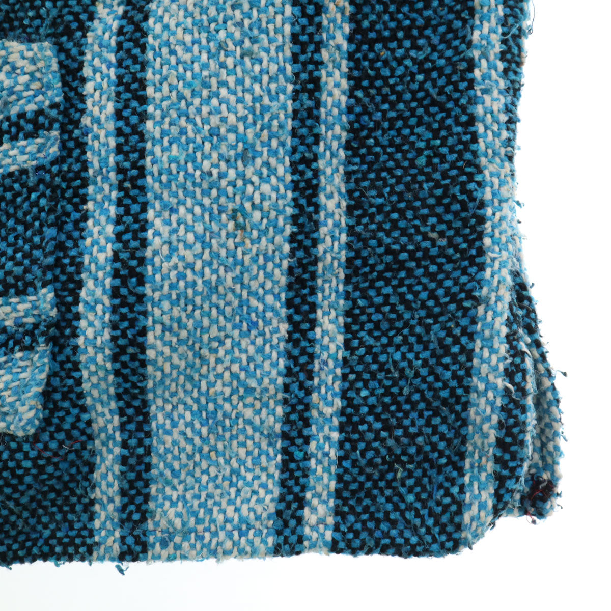 ARTESANIAS MICKEY 80s 90s オールド ストライプ柄 長袖 メキシカン パーカー XXL 水色 プルオーバー ビッグサイズ メンズ