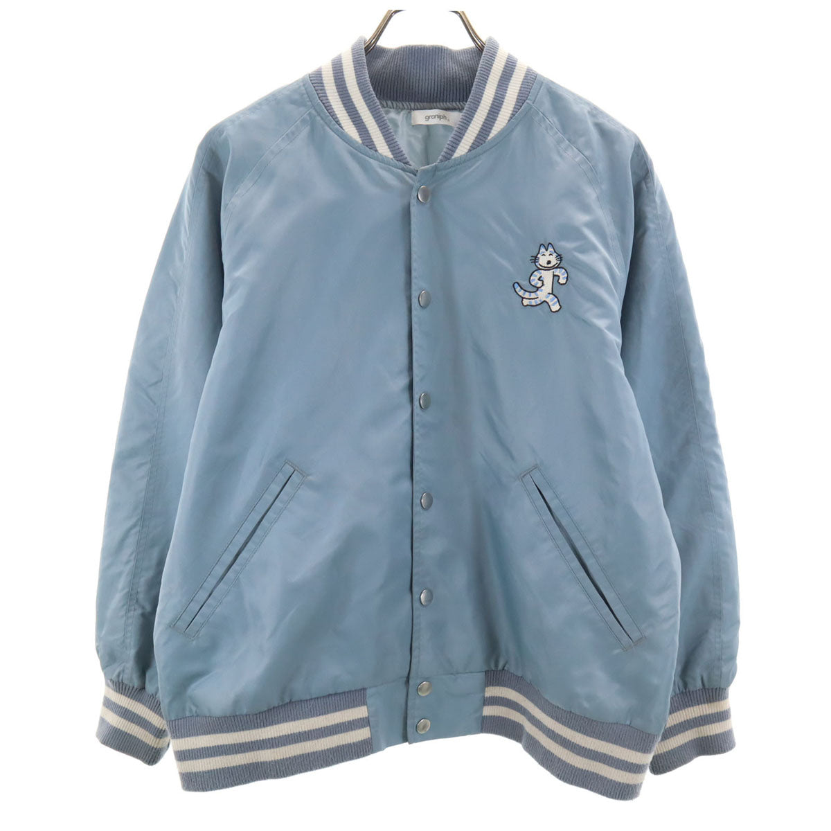 graniph グラニフ 11ぴきのねこ コラボ バック刺繍 ボンバー