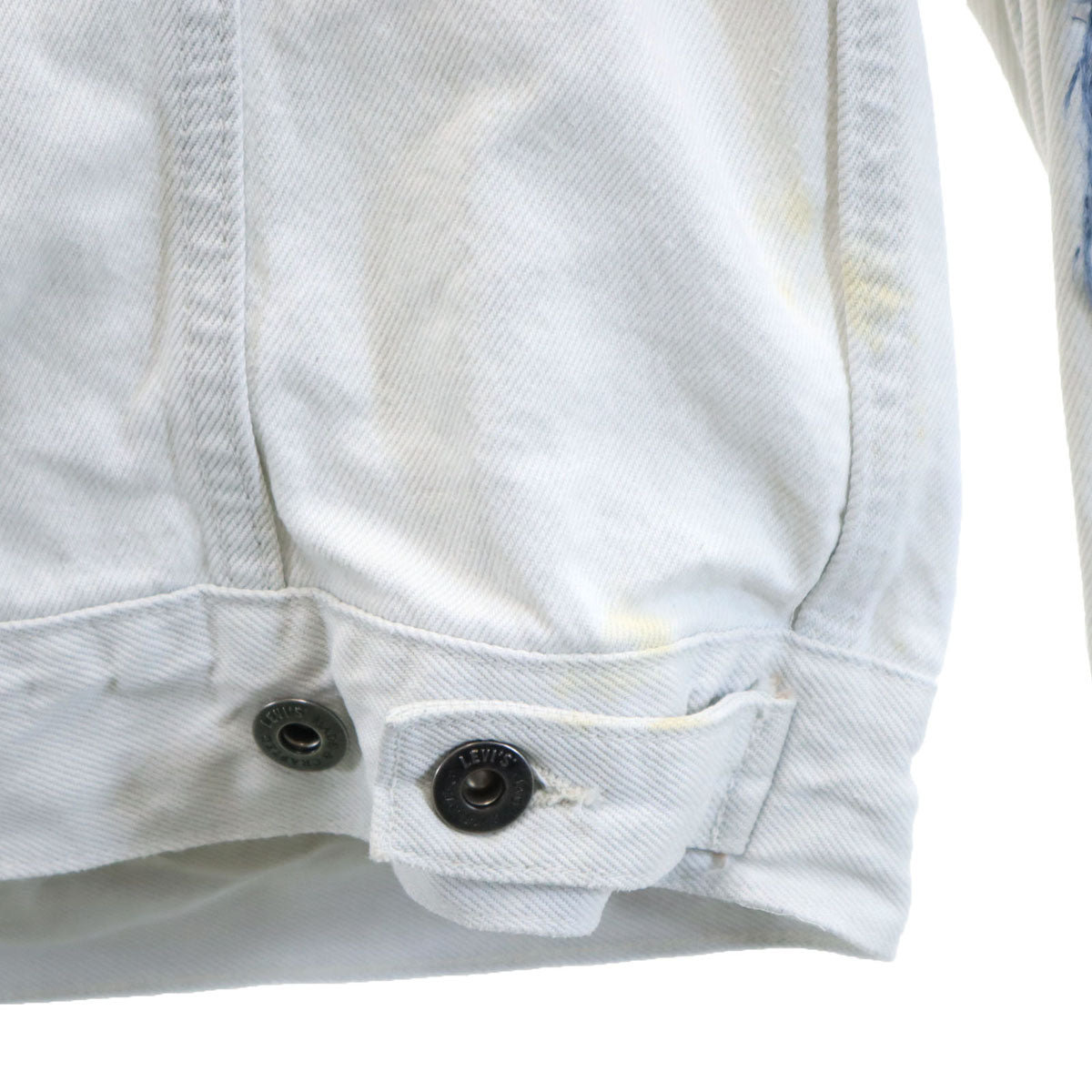 Levi's リーバイス ビッグE デニムジャケット S ホワイト系 ジージャン メンズ
