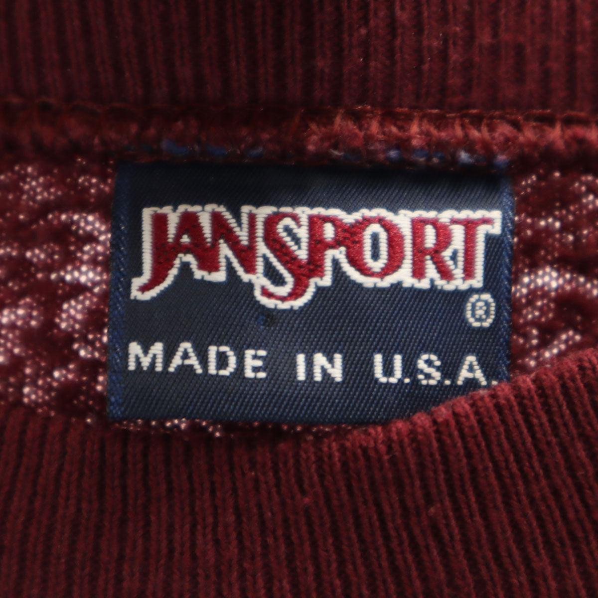 JANSPORTS ジャンスポーツ 90s USA製 オールド 長袖 スウェット トレーナー S パープル 裏起毛 メンズ