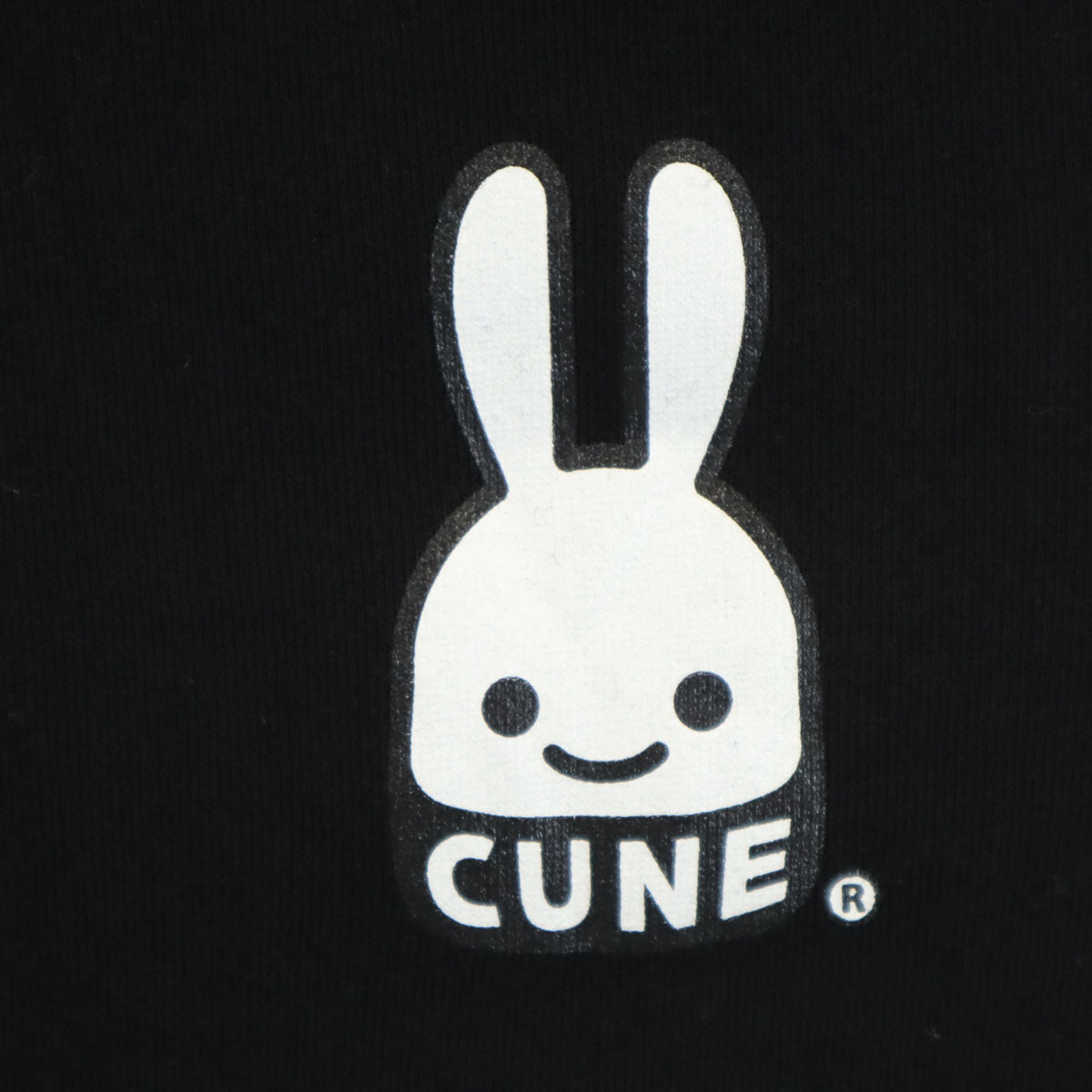 CUNE キューン 長袖 スウェット ジップパーカー L 黒 裏起毛 メンズ