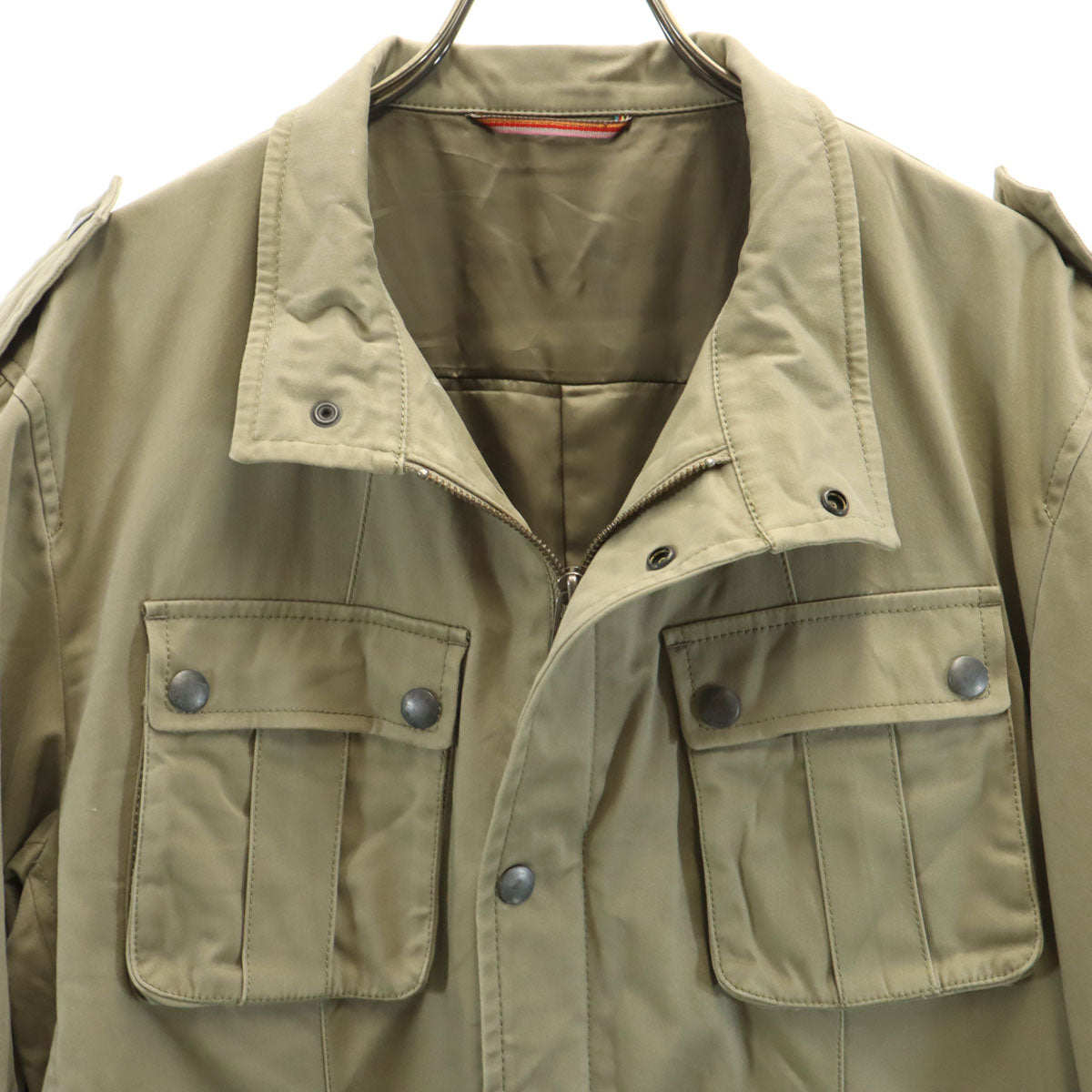 Paul Smith ポールスミス ミリタリージャケット M カーキ メンズ