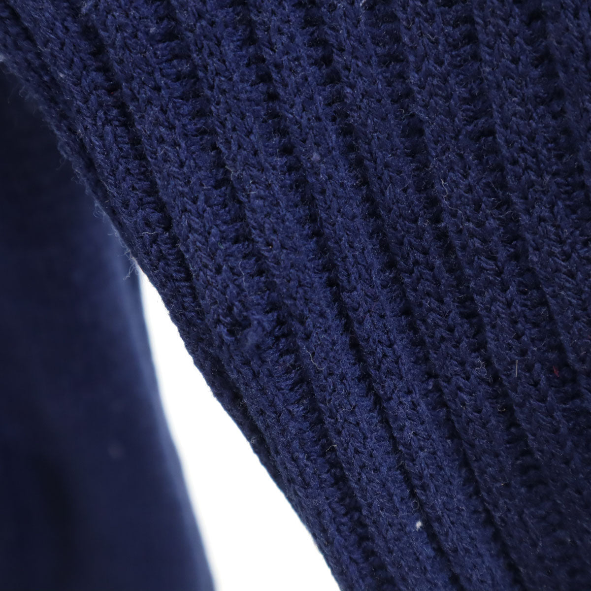 MONTGOMERY WARD モンゴメリーワード 70s ヴィンテージ 長袖 ニット ジャケット 36 ネイビー レディース