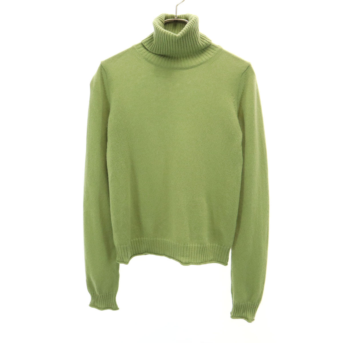 MAX&CO マックスアンドコー カシミヤ 長袖 タートルネック ニット S グリーン系 セーター レディース