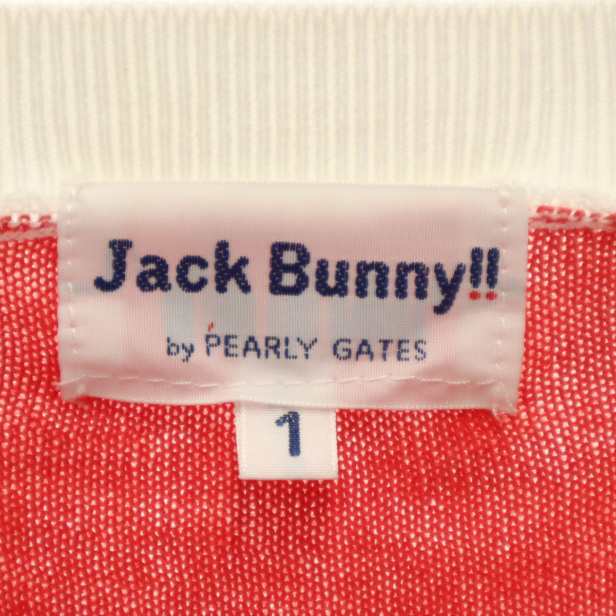 Jack Bunny!! by PEARLY GATES ジャックバニーバイパーリーゲイツ ゴルフ 長袖 ニット 1 ホワイト系 セーター レディース