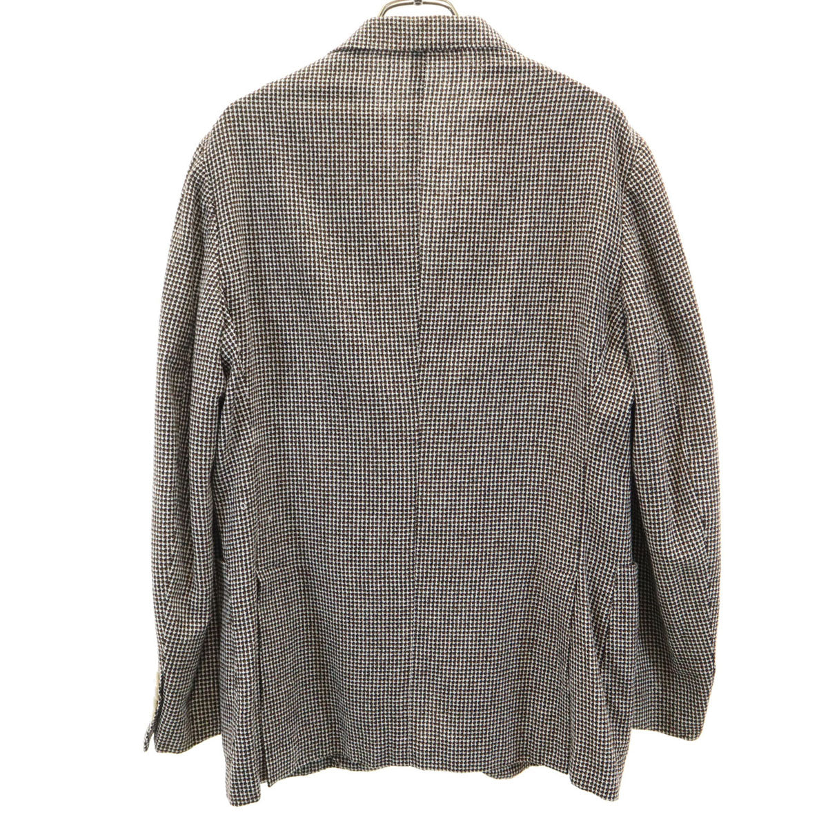 THE GIGI ザジジ DON'T LOOK BACK イタリア製 ウールブレンド 千鳥格子 テーラードジャケット 48 メンズ