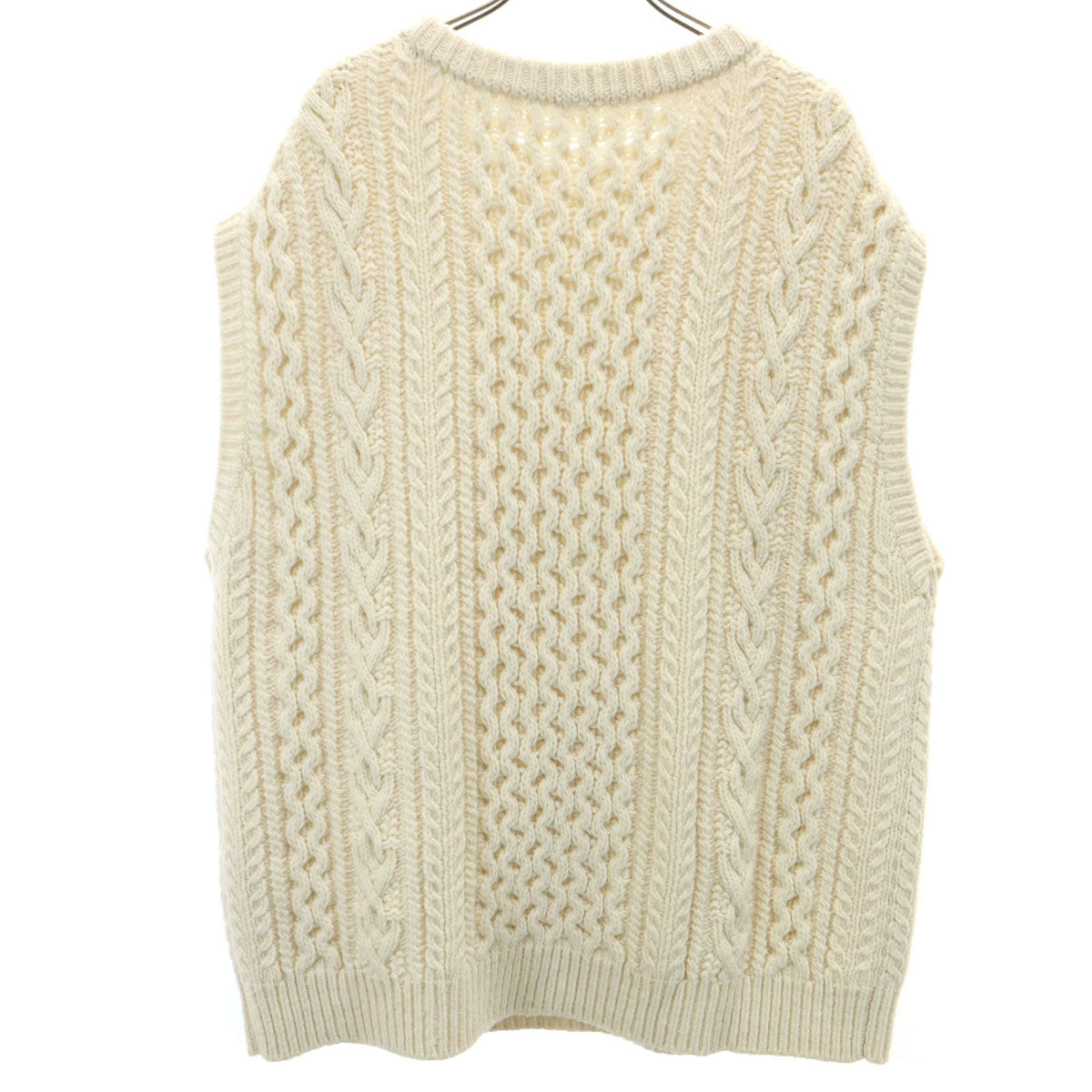 AURALEE オーラリー 日本製 ベスト 1 オフホワイト メンズ