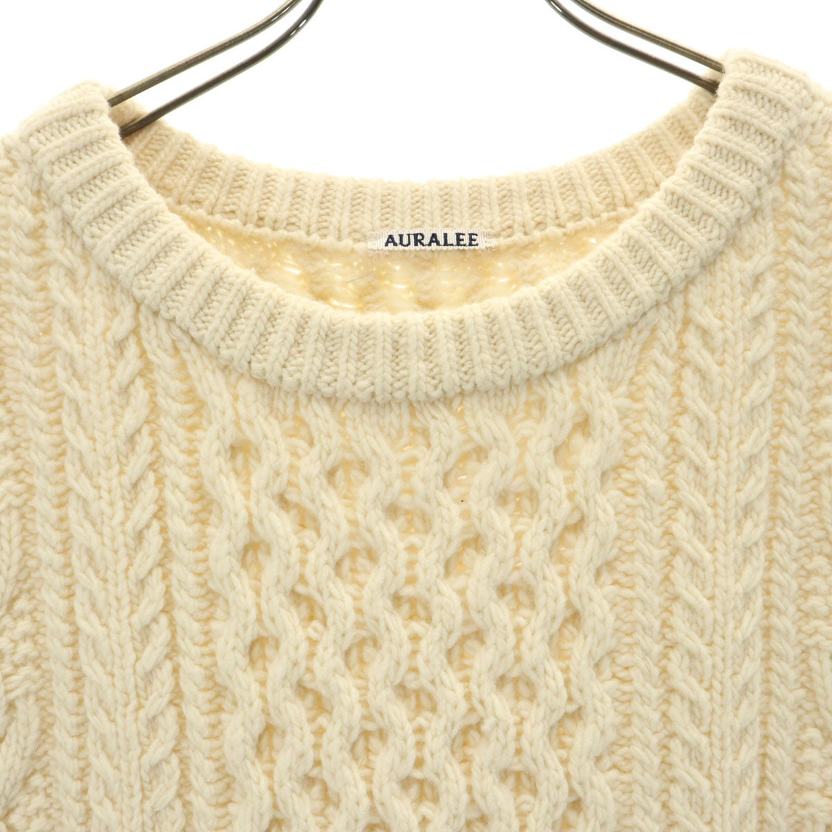 AURALEE オーラリー 日本製 ベスト 1 オフホワイト メンズ