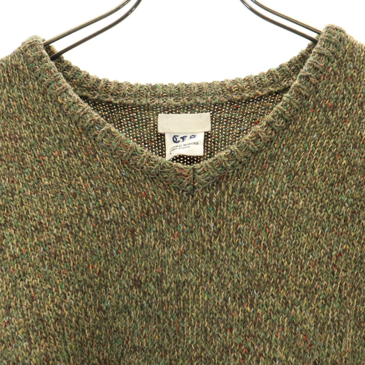 COSMIC WONDER コズミックワンダー Vネック ベスト 3 グリーン系 メンズ