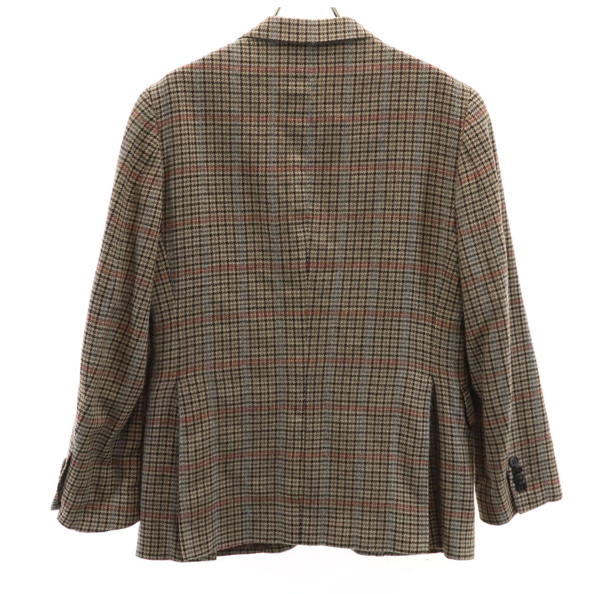 Paul Smith LONDON ポールスミスロンドン 日本製 チェック柄 テーラードジャケット S ベージュ系 メンズ