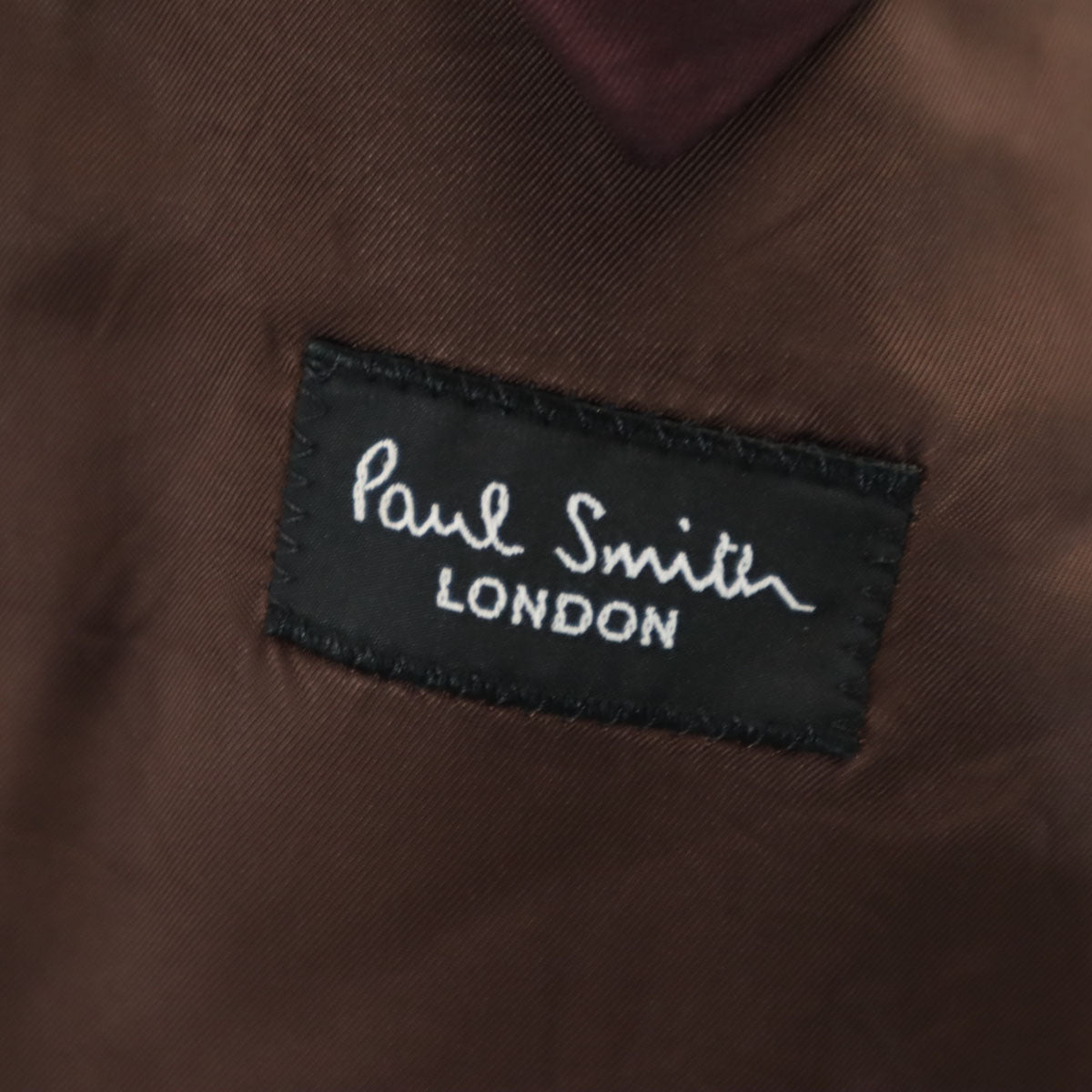 Paul Smith LONDON ポールスミスロンドン 日本製 チェック柄 テーラードジャケット S ベージュ系 メンズ