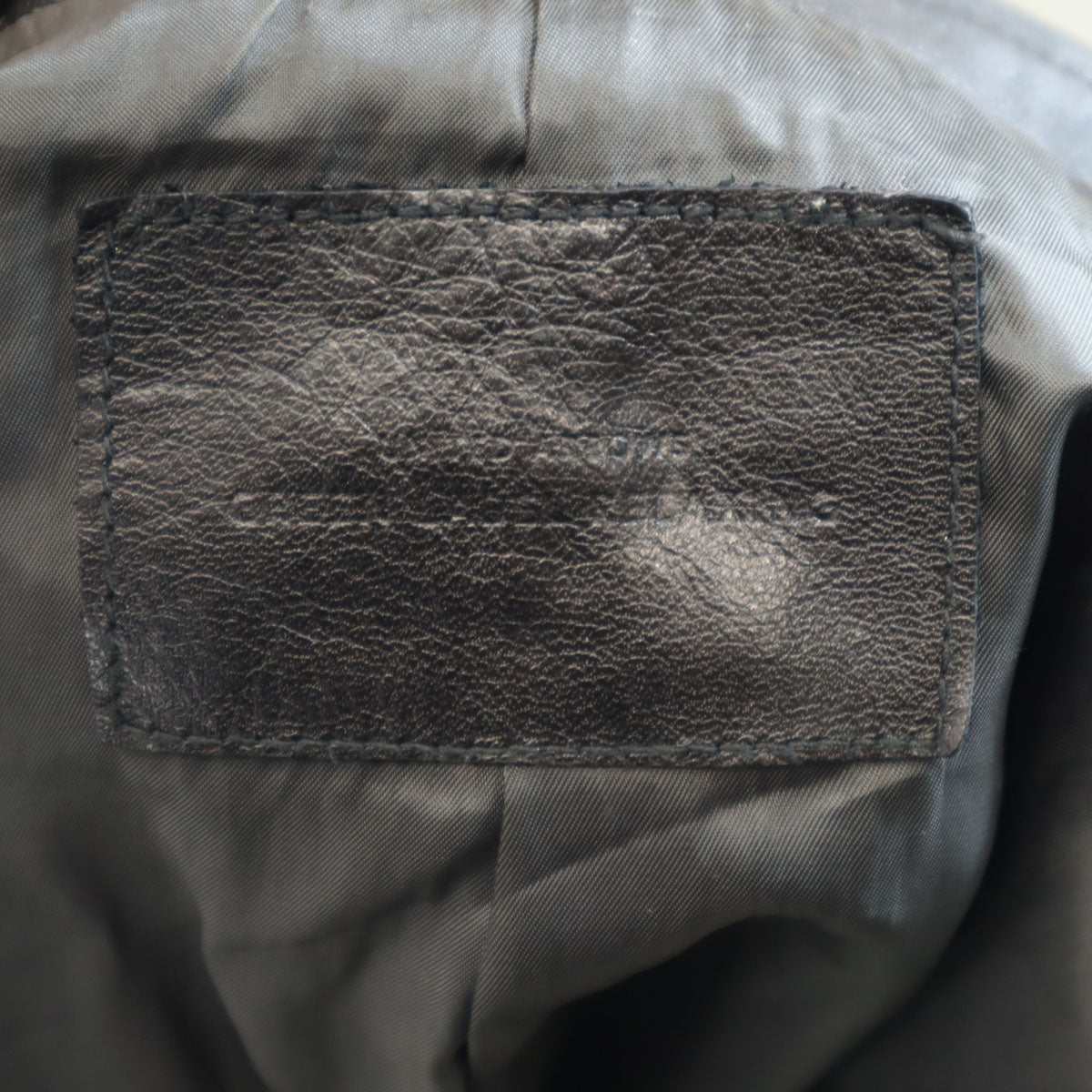 green label relaxing グリーンレーベルリラクシング レザー ダブルライダースジャケット 40 黒 レディース